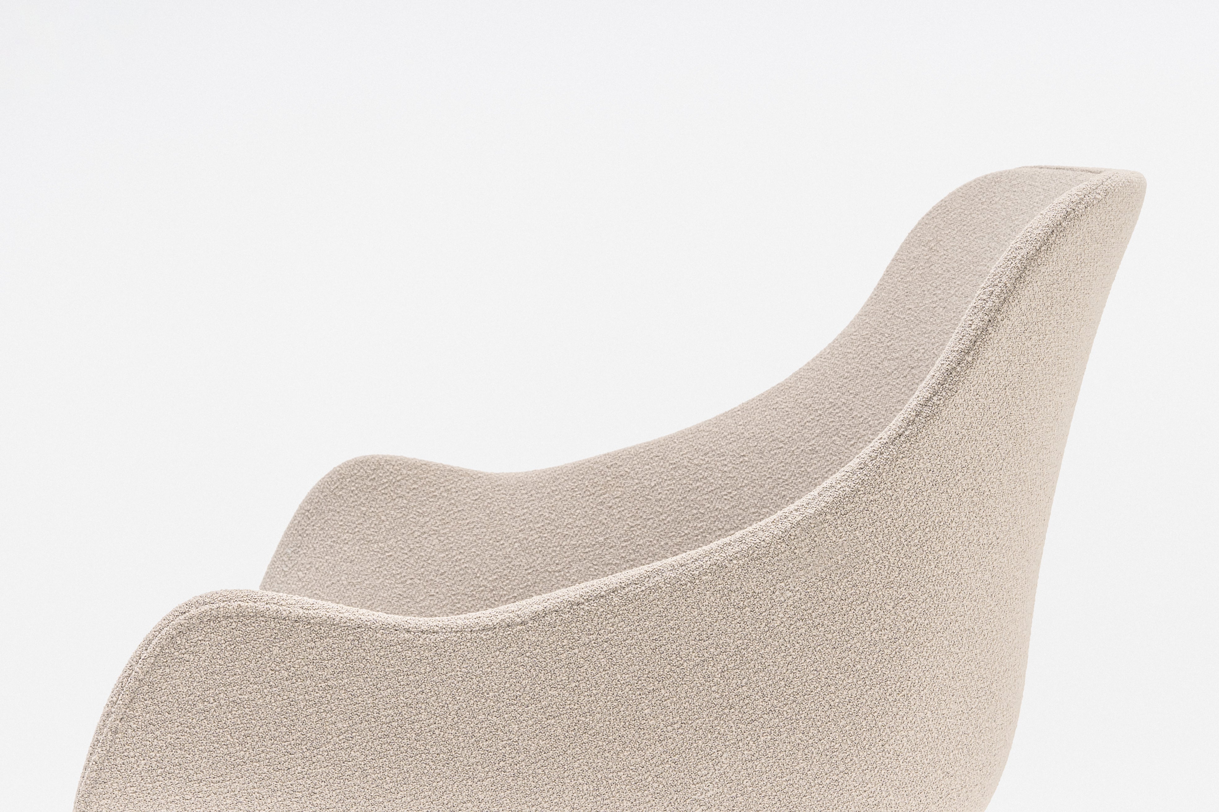 Otáčecí křeslo BALTIC CLASSIC s hliníkovou základnou a kolečky na tvrdé povrchy