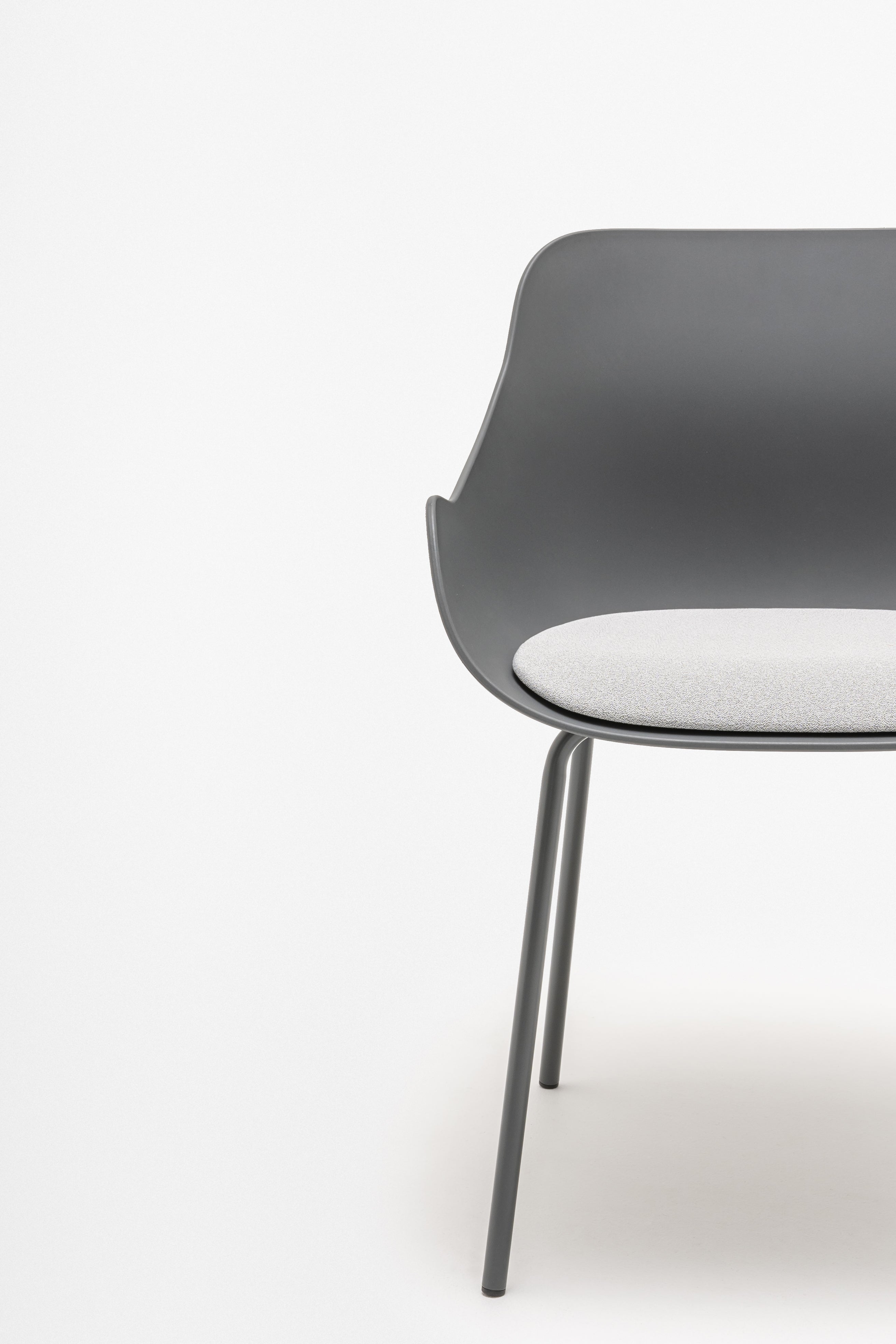 Židle BALTIC REMIX s kovovou základnou