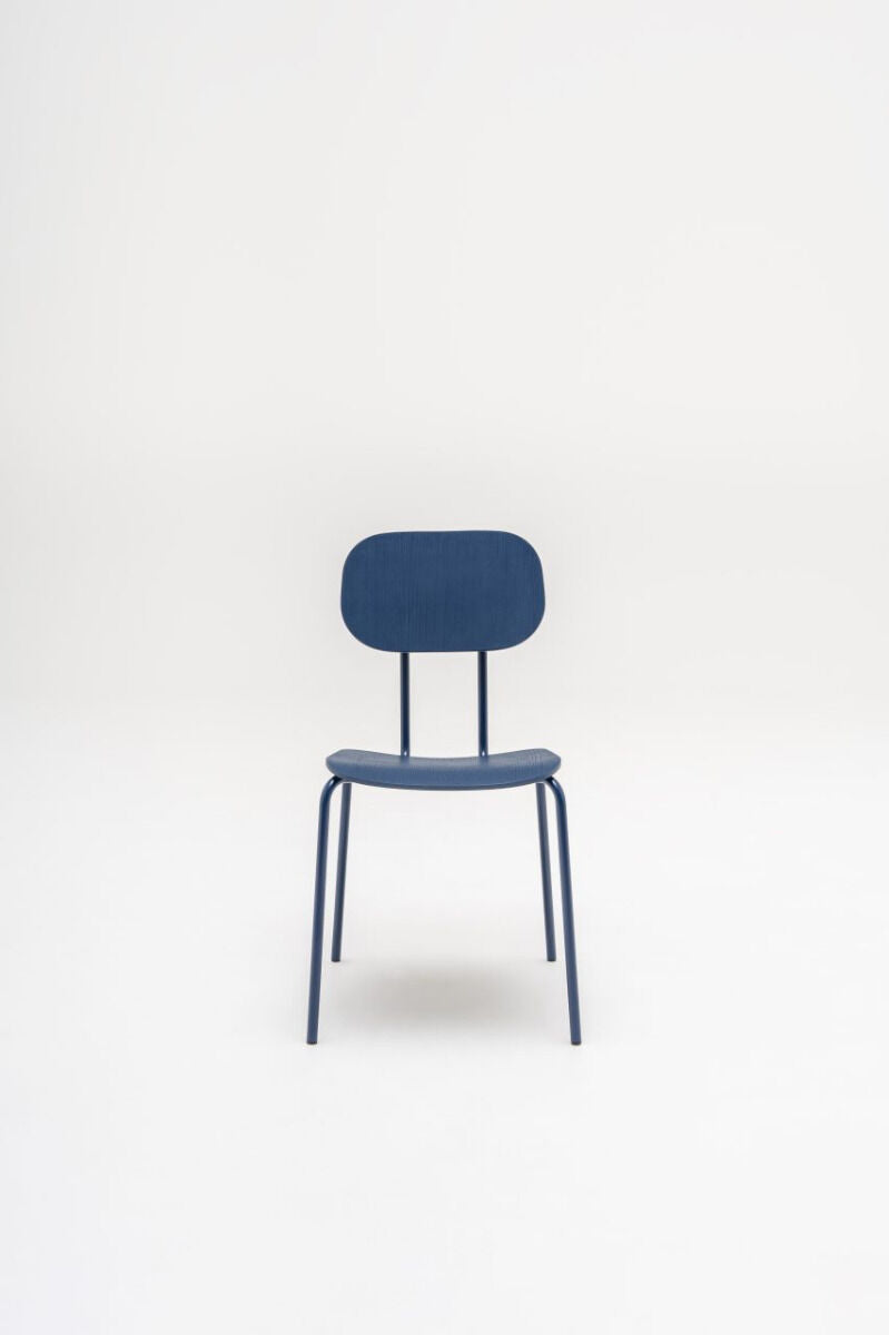 Krzesło NEW SCHOOL podstawa czworonożna czarny [Milena] MDD    Eye on Design