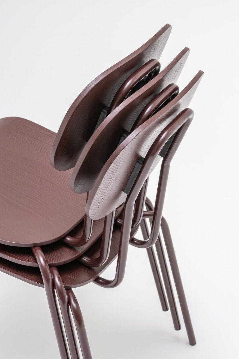 Krzesło NEW SCHOOL podstawa czworonożna czarny [Milena] MDD    Eye on Design