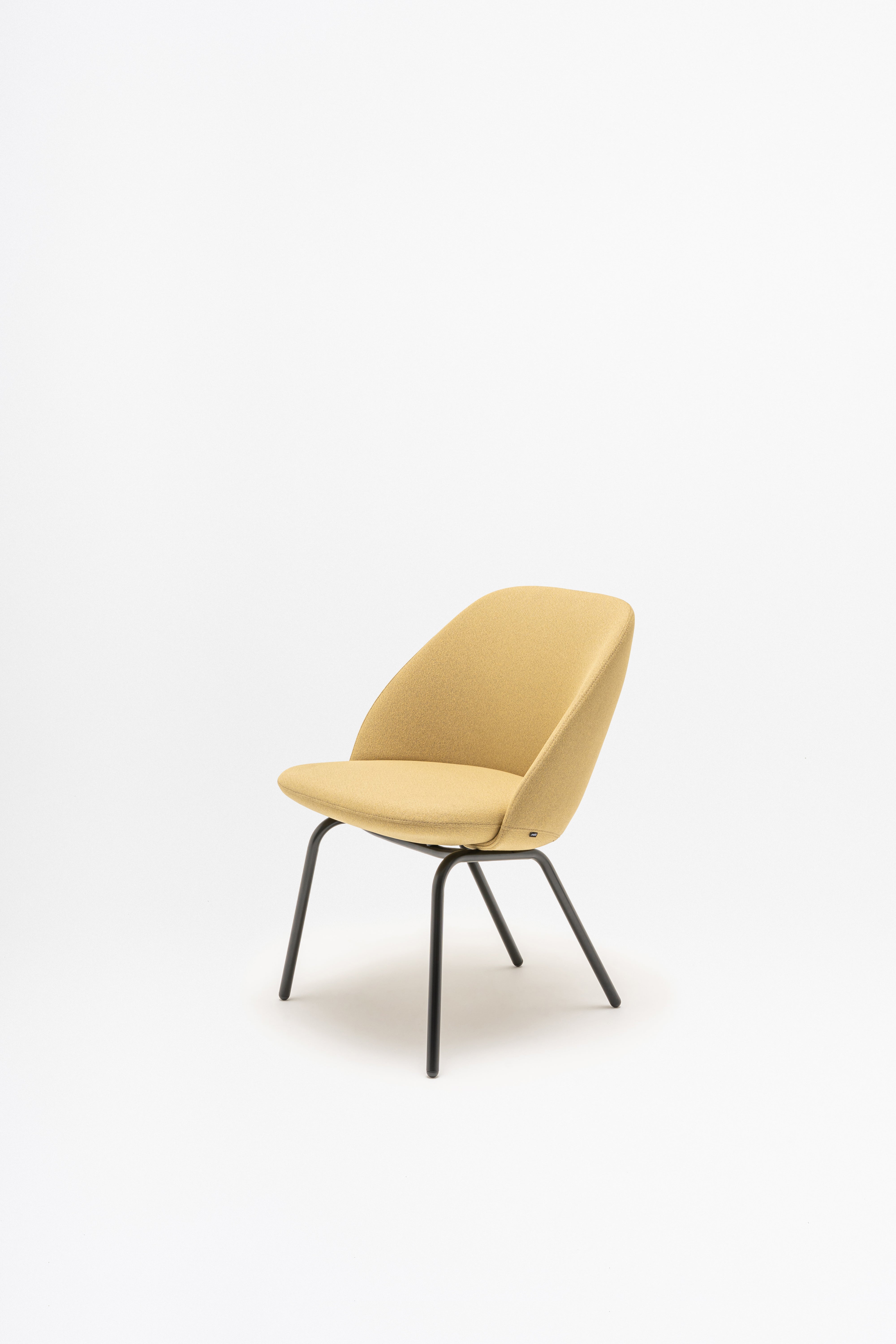 Křeslo s nízkým opěradlem PARALEL čtyřnohá základna