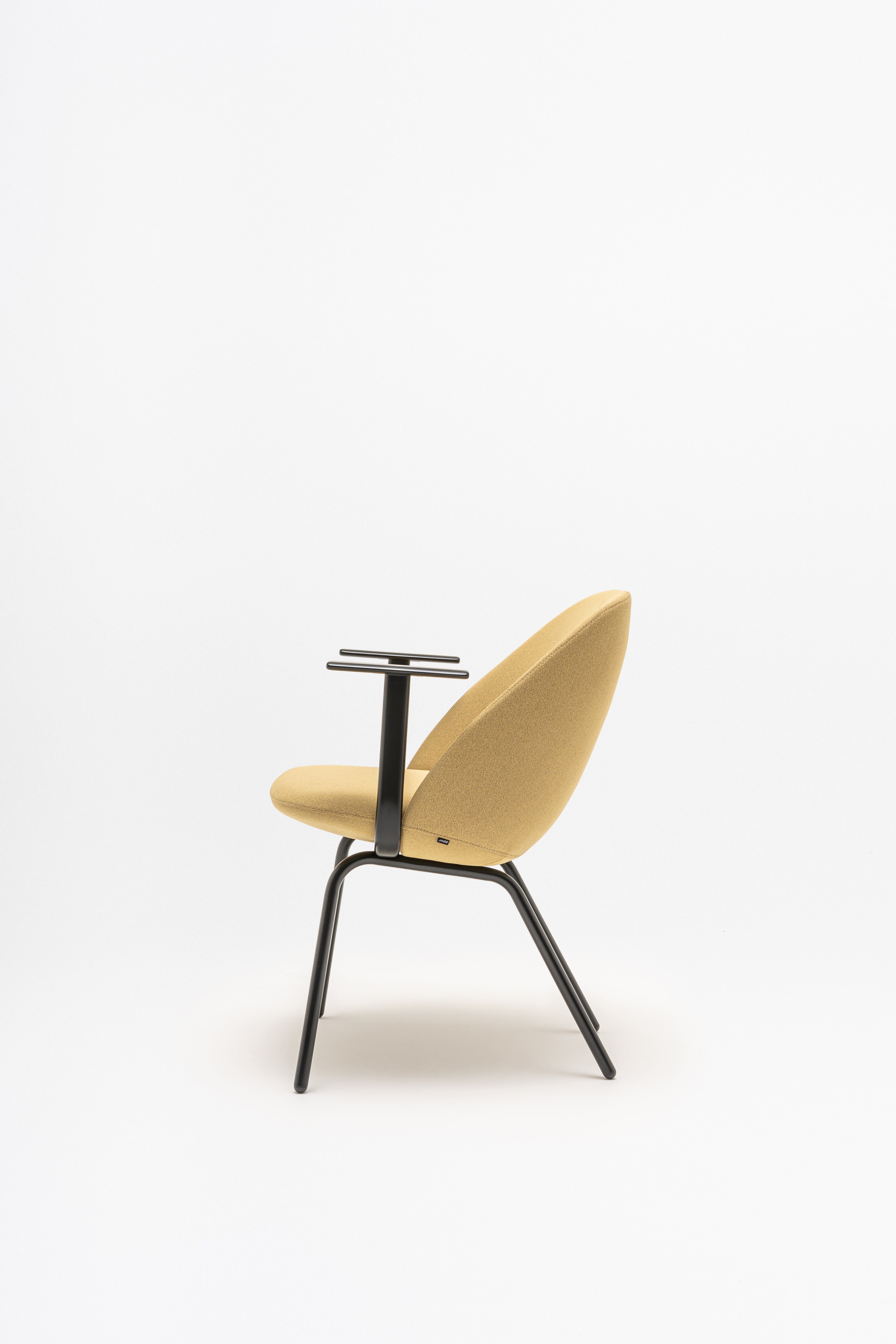 Křeslo s nízkým opěradlem PARALEL čtyřnohá základna