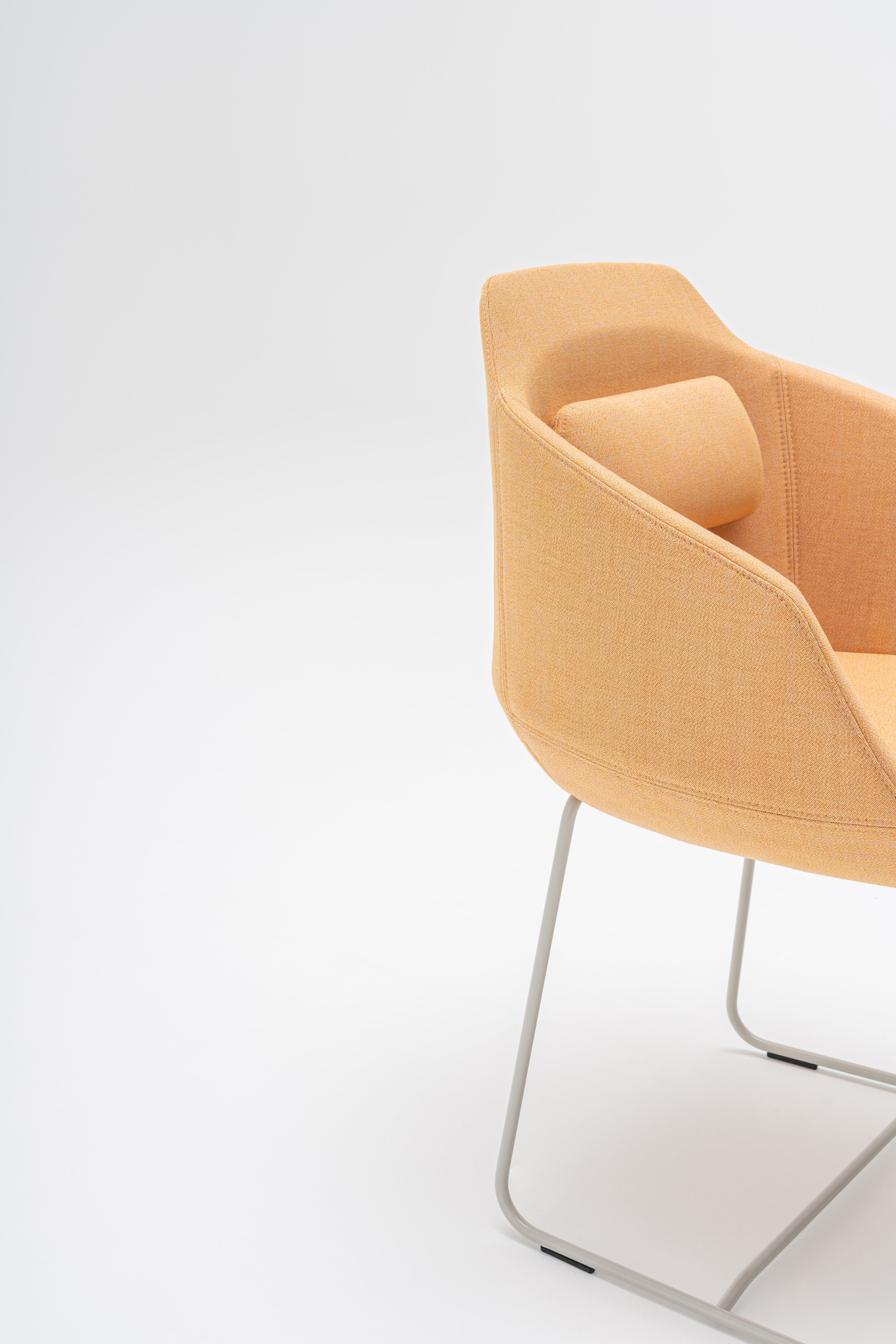 Ultra chair base skid base with footer to the hard surface