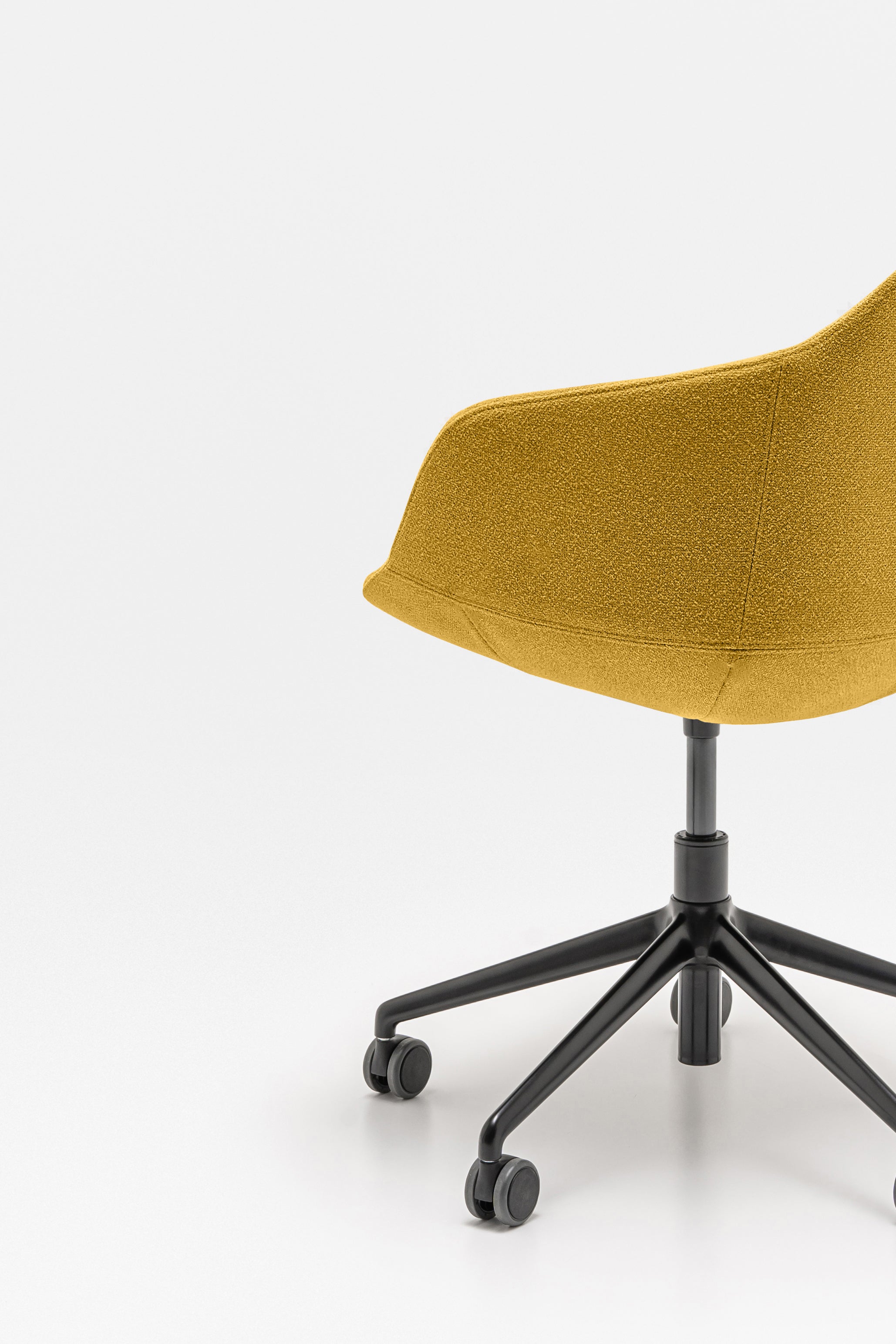 Ultra chair adjustable base with wheels to the soft surface