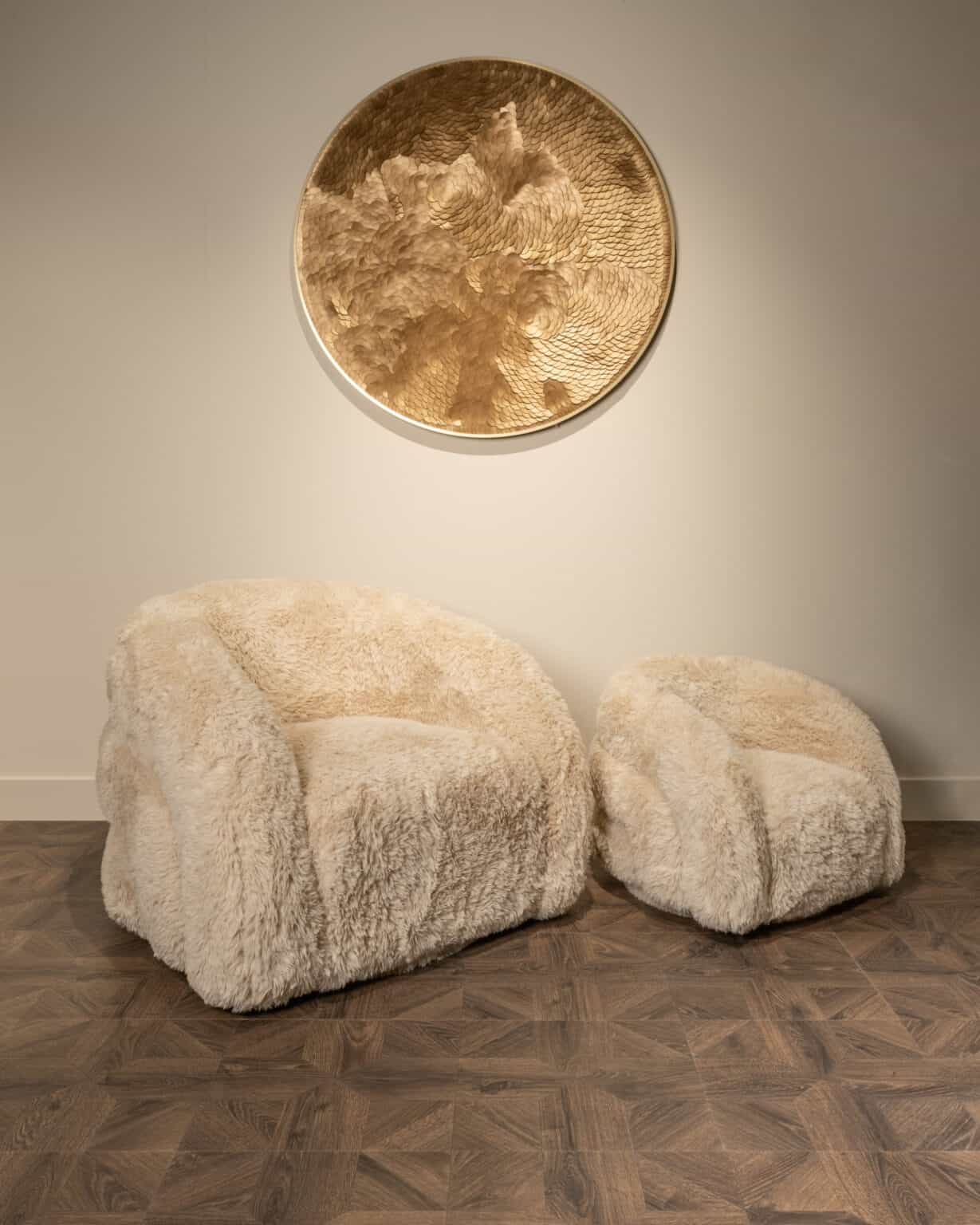 Fotel obrotowy ARCUS YAKETY piaskowy