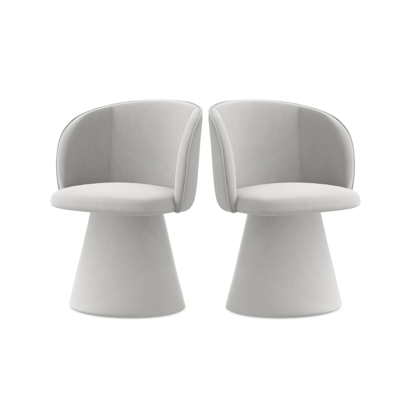 Velvet Chair MAIA Silver