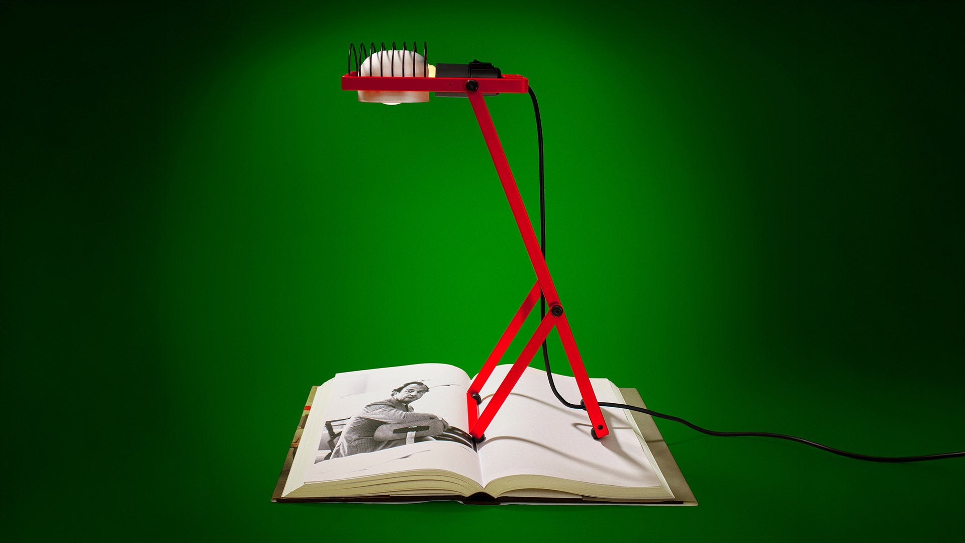 Adjustable Desk Lamp SINTESI Red