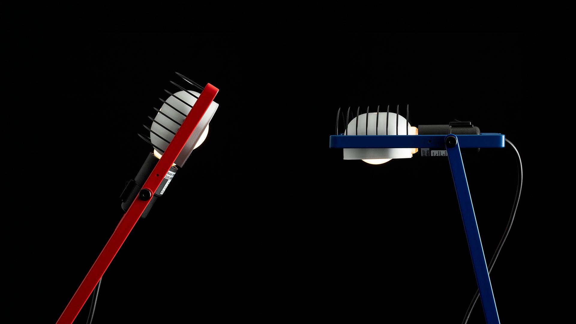 Adjustable Desk Lamp SINTESI Red