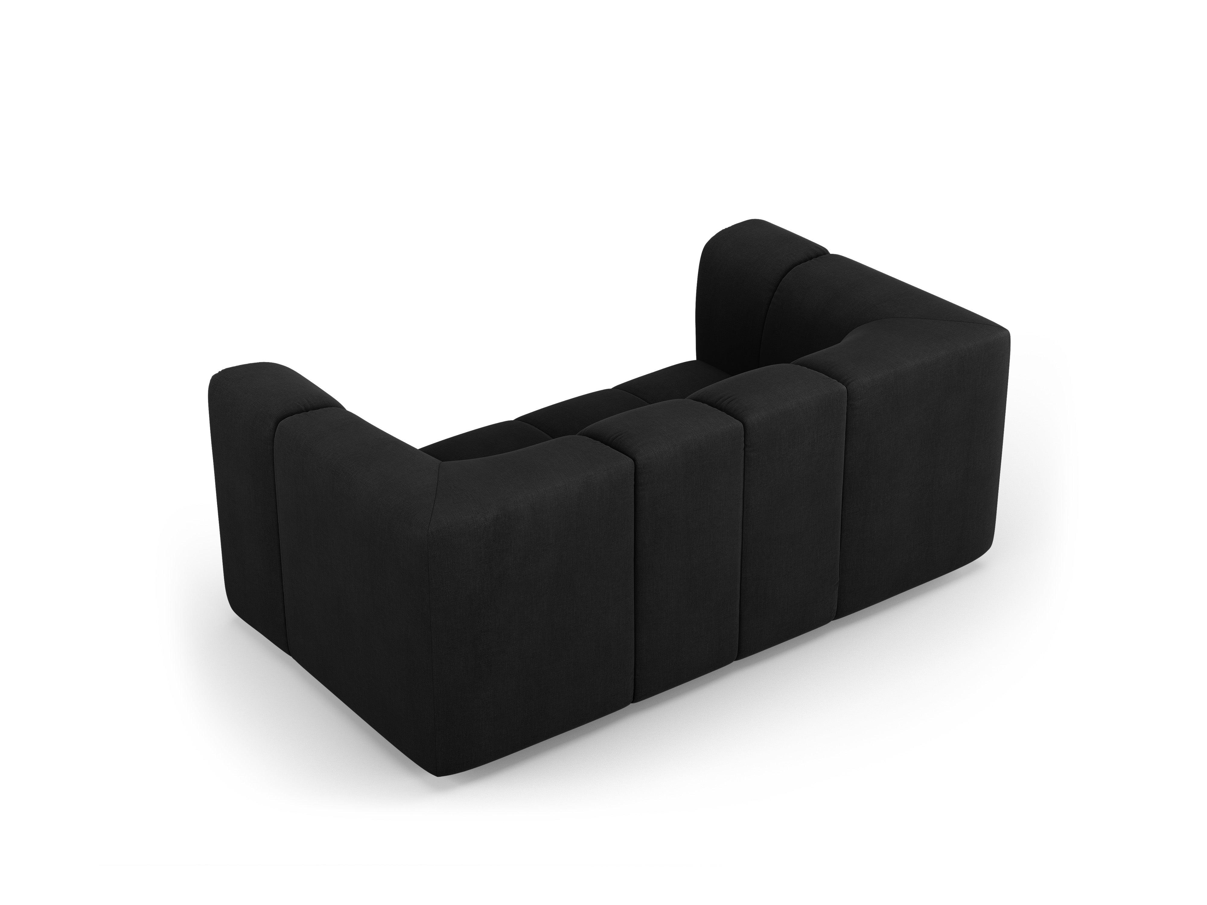 Sofa 2-osobowa FRANCESCA czarny szenil Milo Casa    Eye on Design