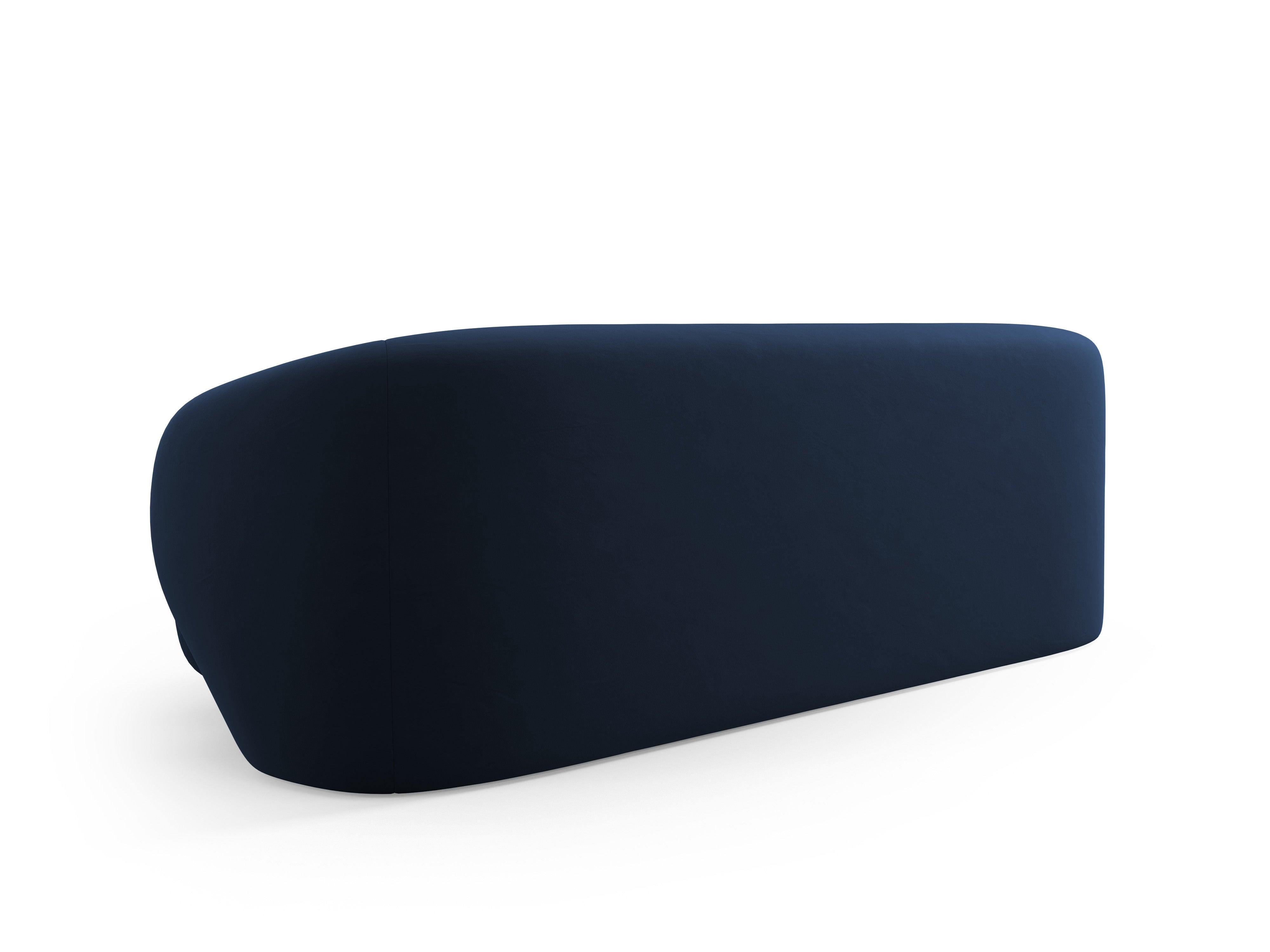 Sofa 3-osobowa aksamitna CAMDEN granat królewski Cosmopolitan Design    Eye on Design