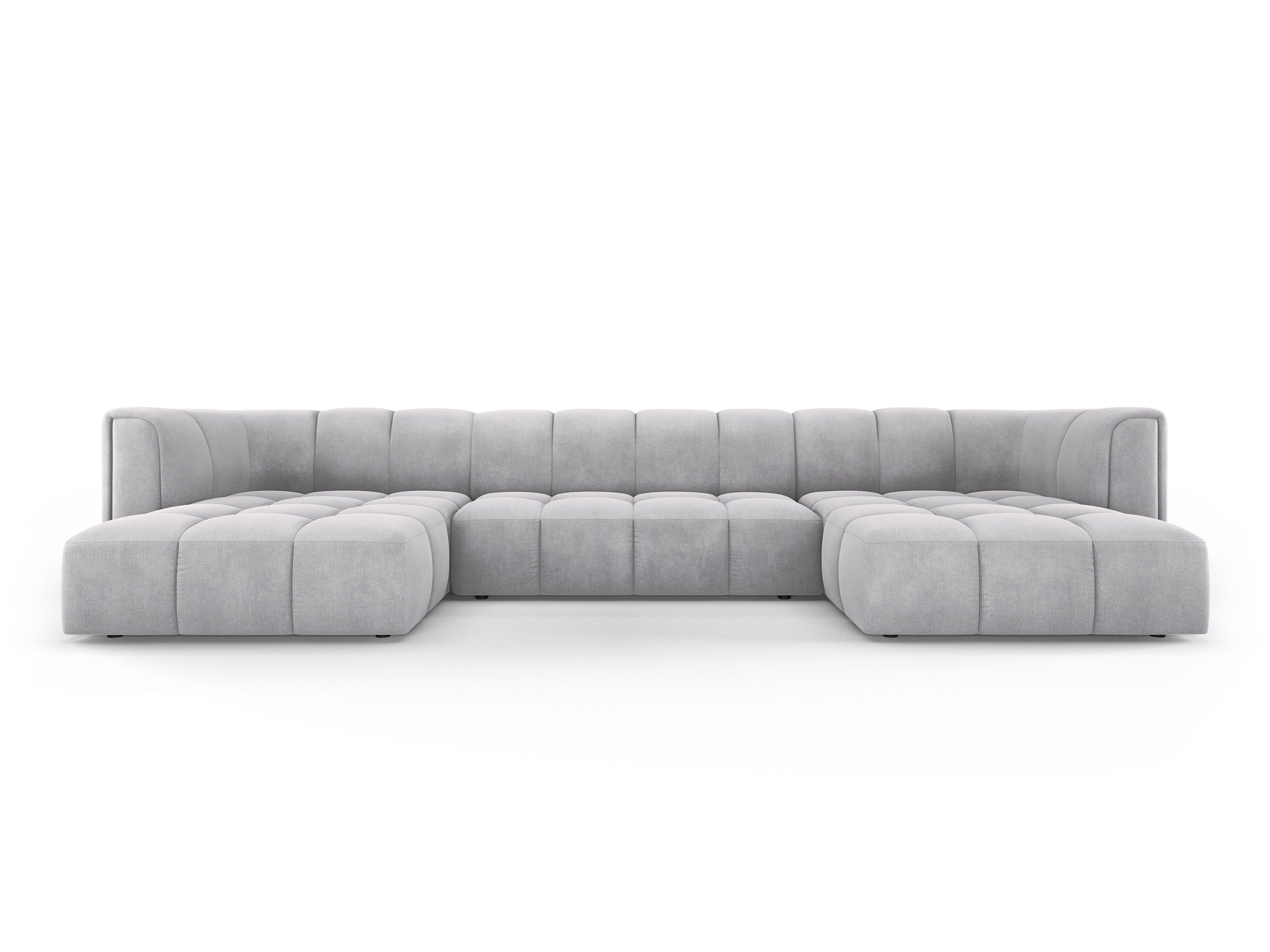 Sofa panoramiczna FRANCESCA jasnoszary szenil Milo Casa    Eye on Design