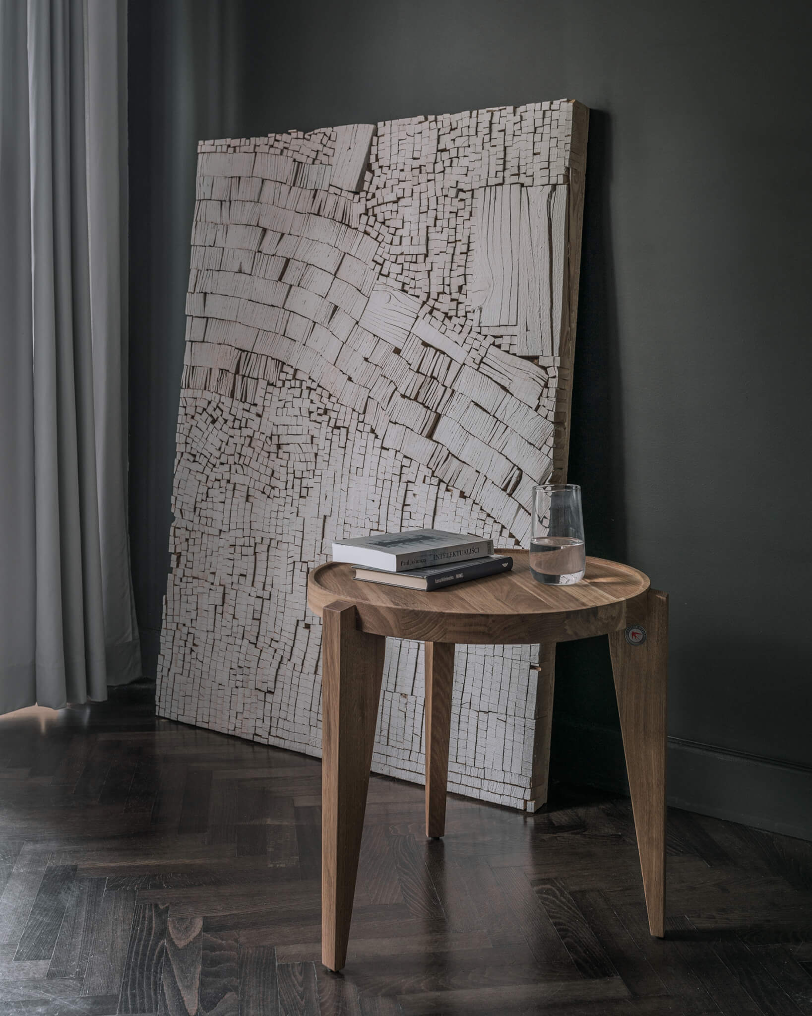 Stolik BONTRI TRIANGLE dąb