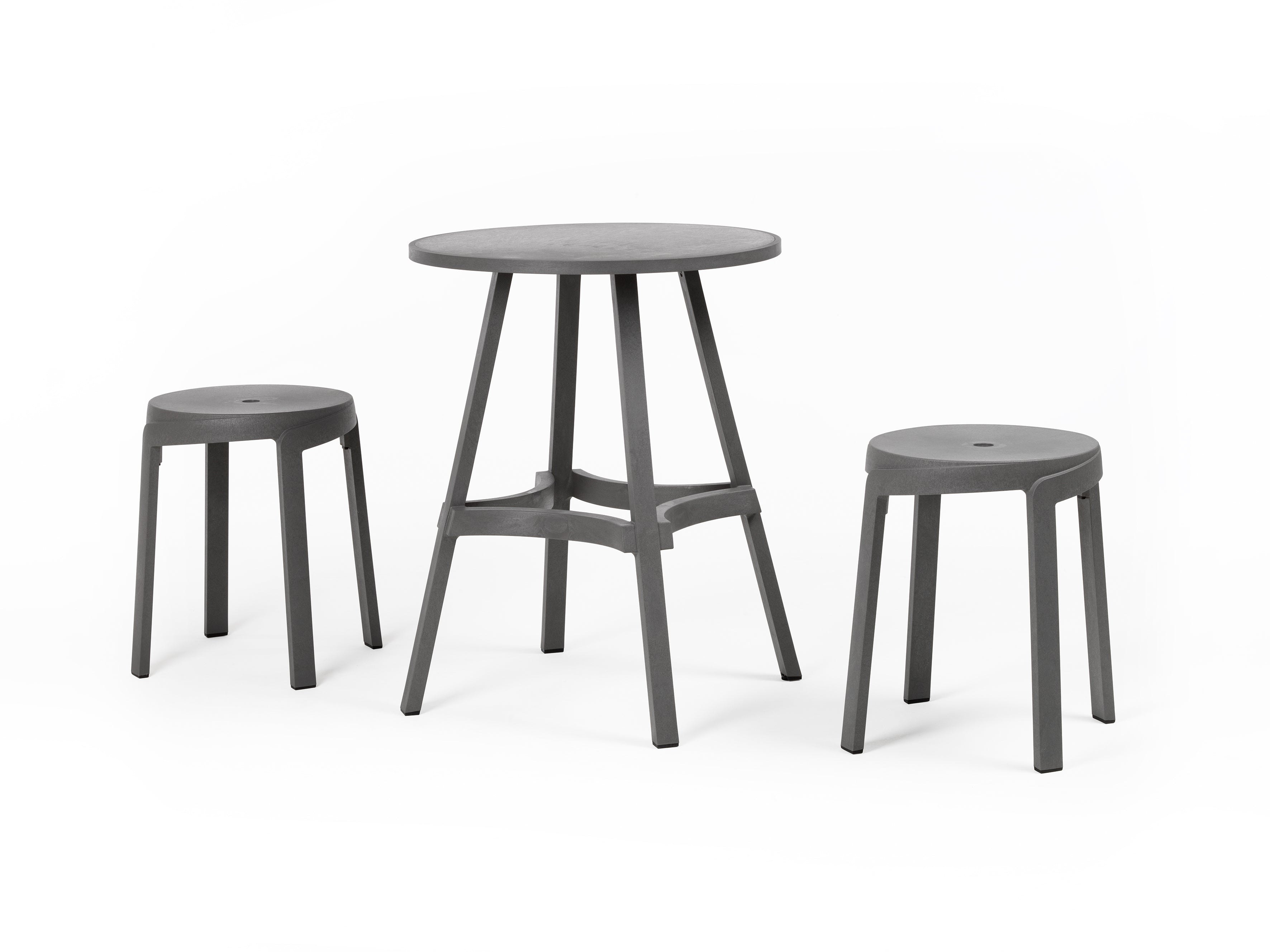 Round Outdoor Table COMBO Graphite