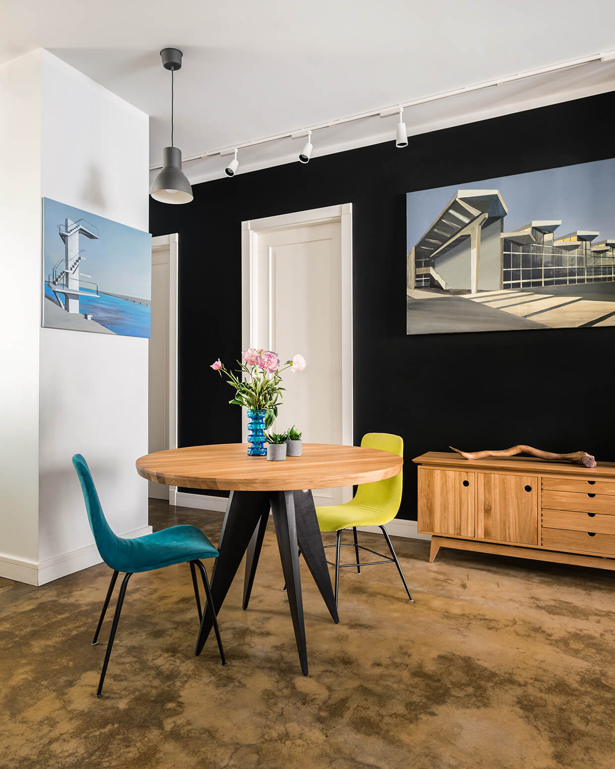 Stół okrągły MEDUSA dąb