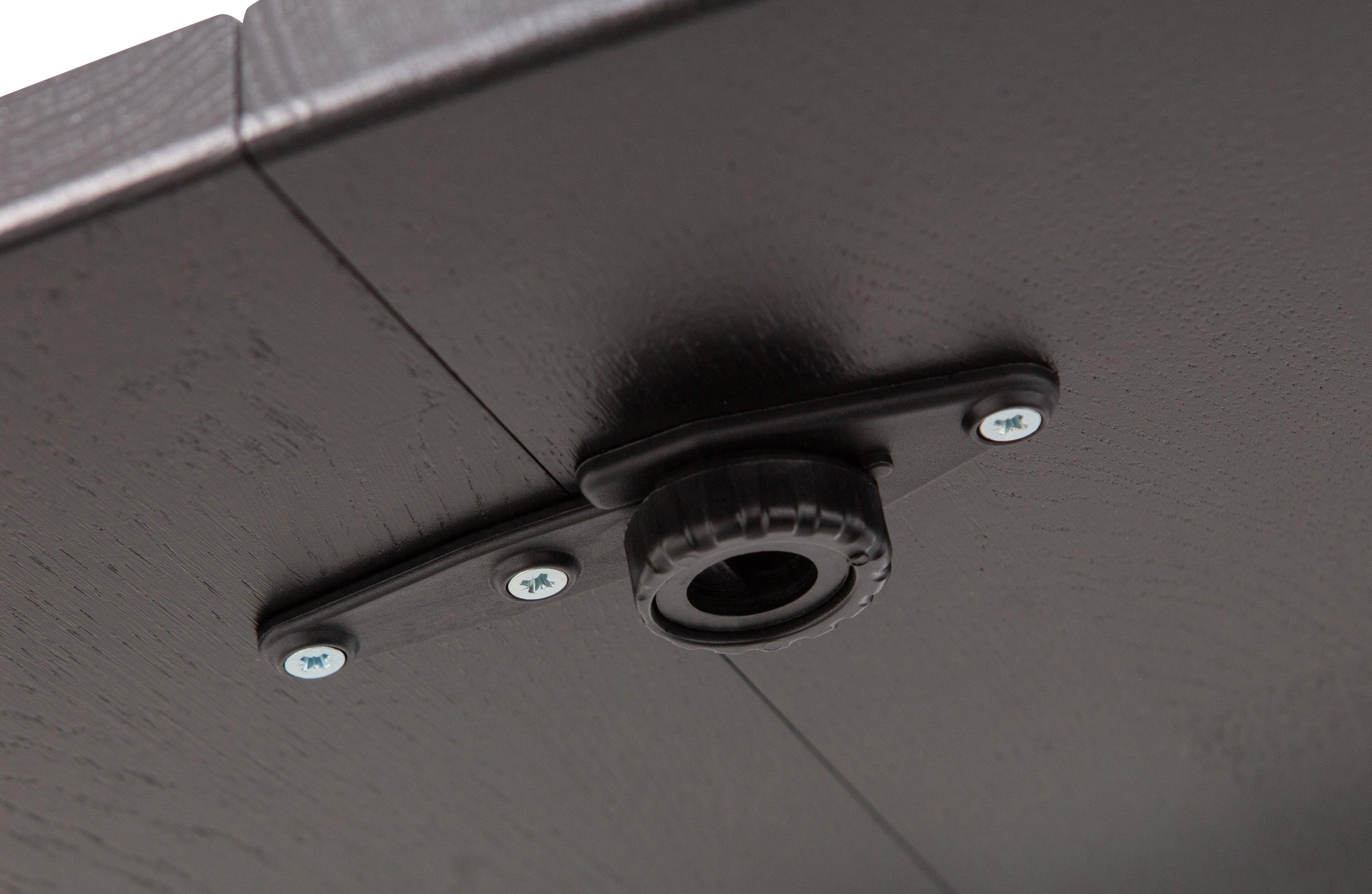 Stół okrągły rozkładany LANGE czarny dąb Woood Exclusive    Eye on Design