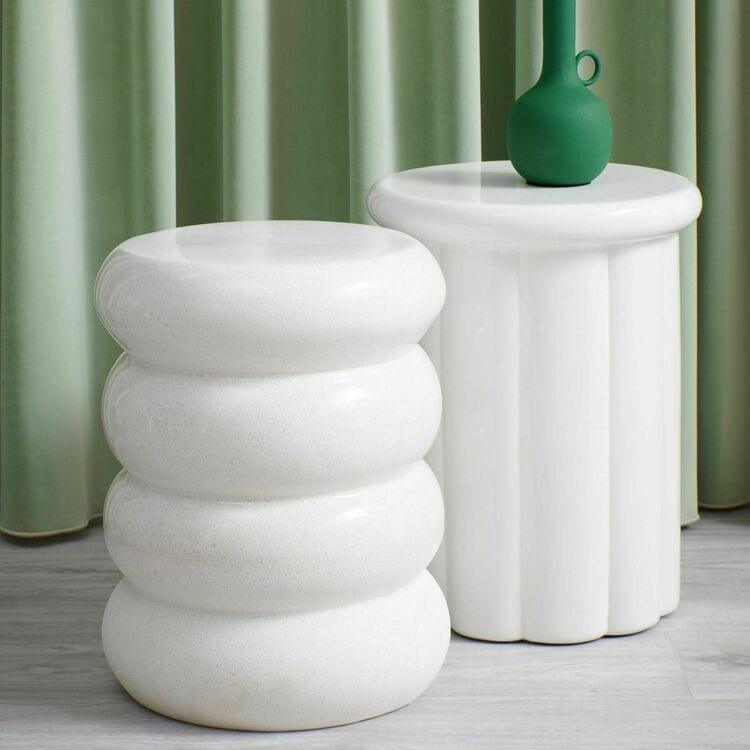 Stołek CHUBBY biały Pols Potten    Eye on Design