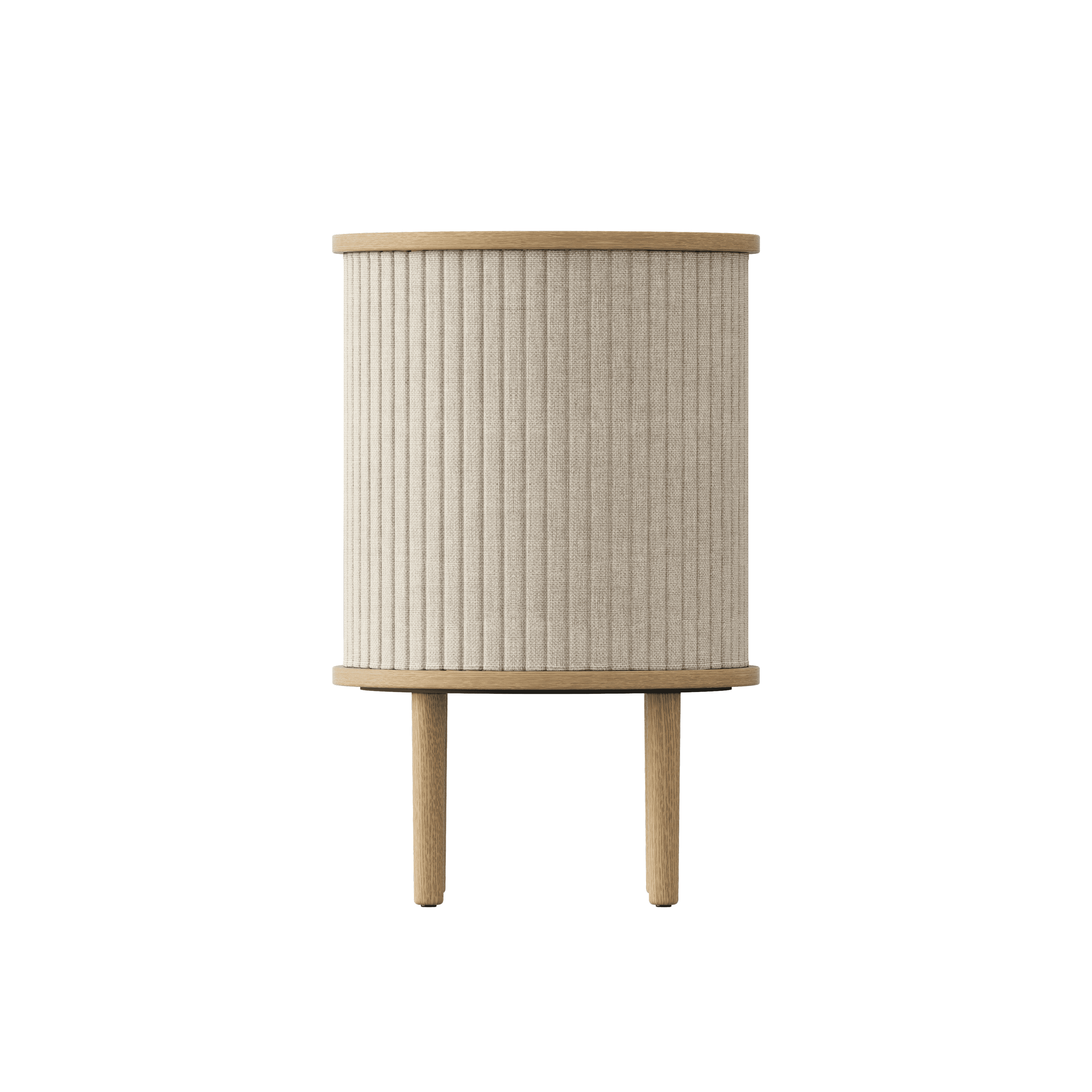 Stolik boczny AUDACIOUS beżowy z dębem UMAGE    Eye on Design