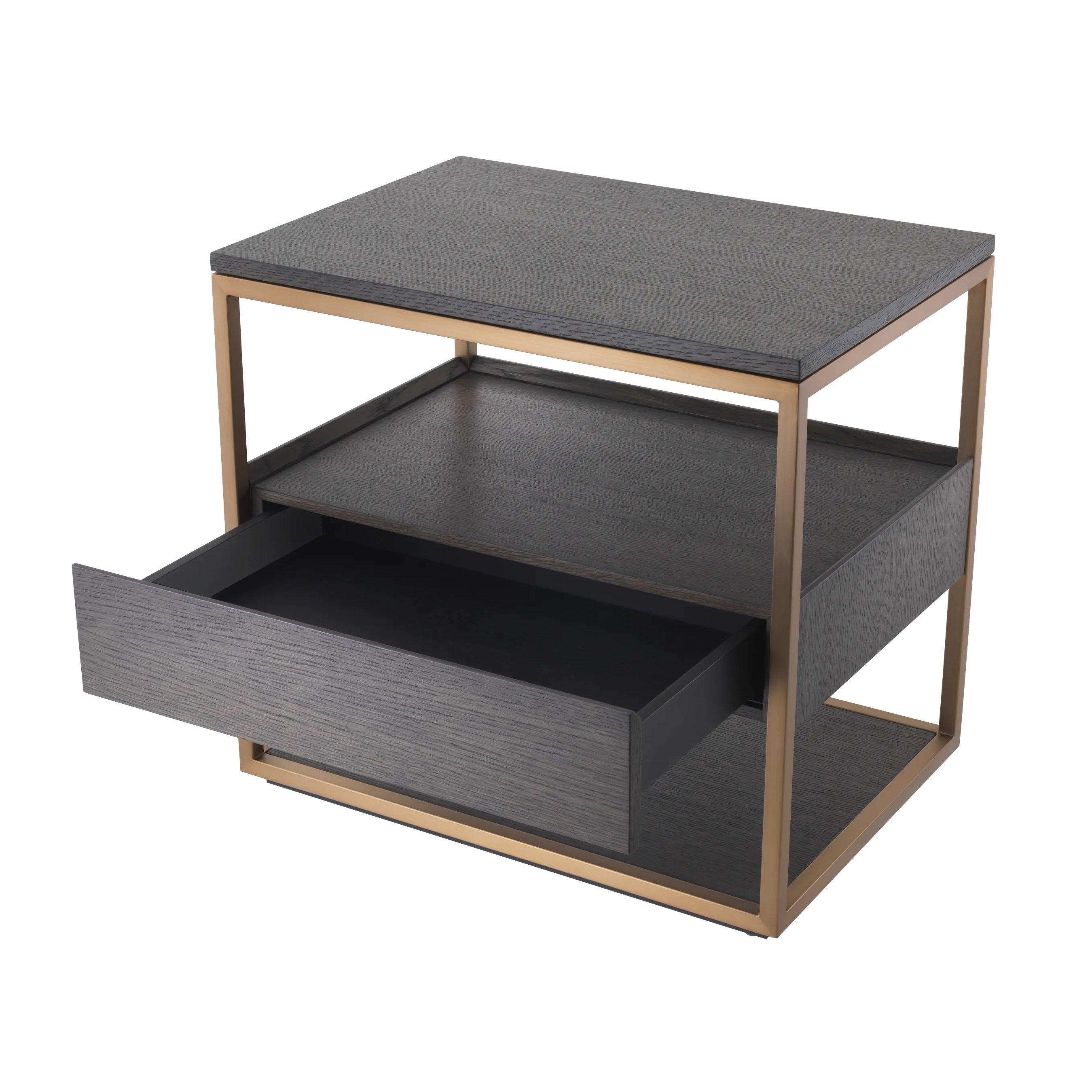 Stolik boczny PARKER dąb mokka Eichholtz    Eye on Design