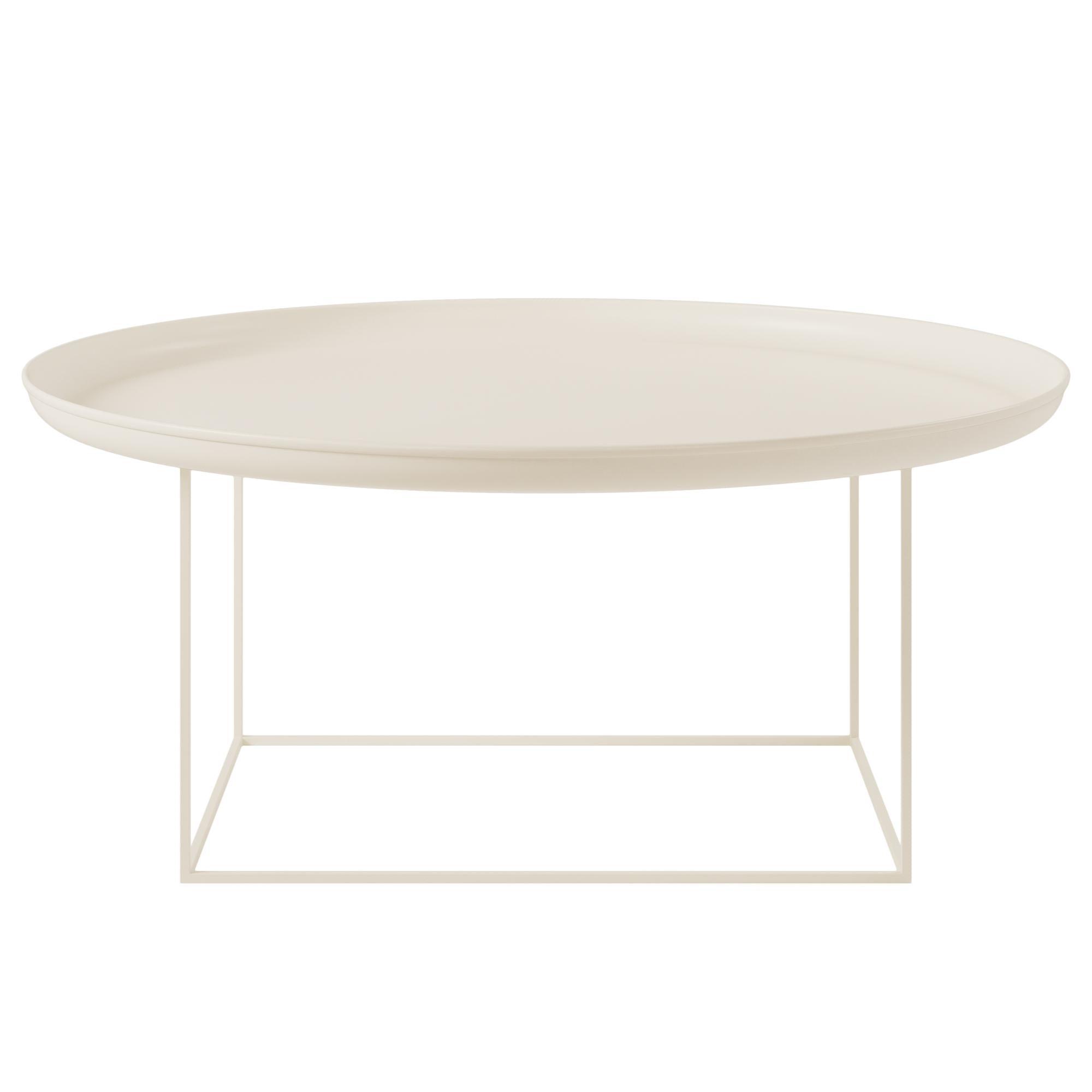 Stolik kawowy DUKE biały NORR11 L   Eye on Design