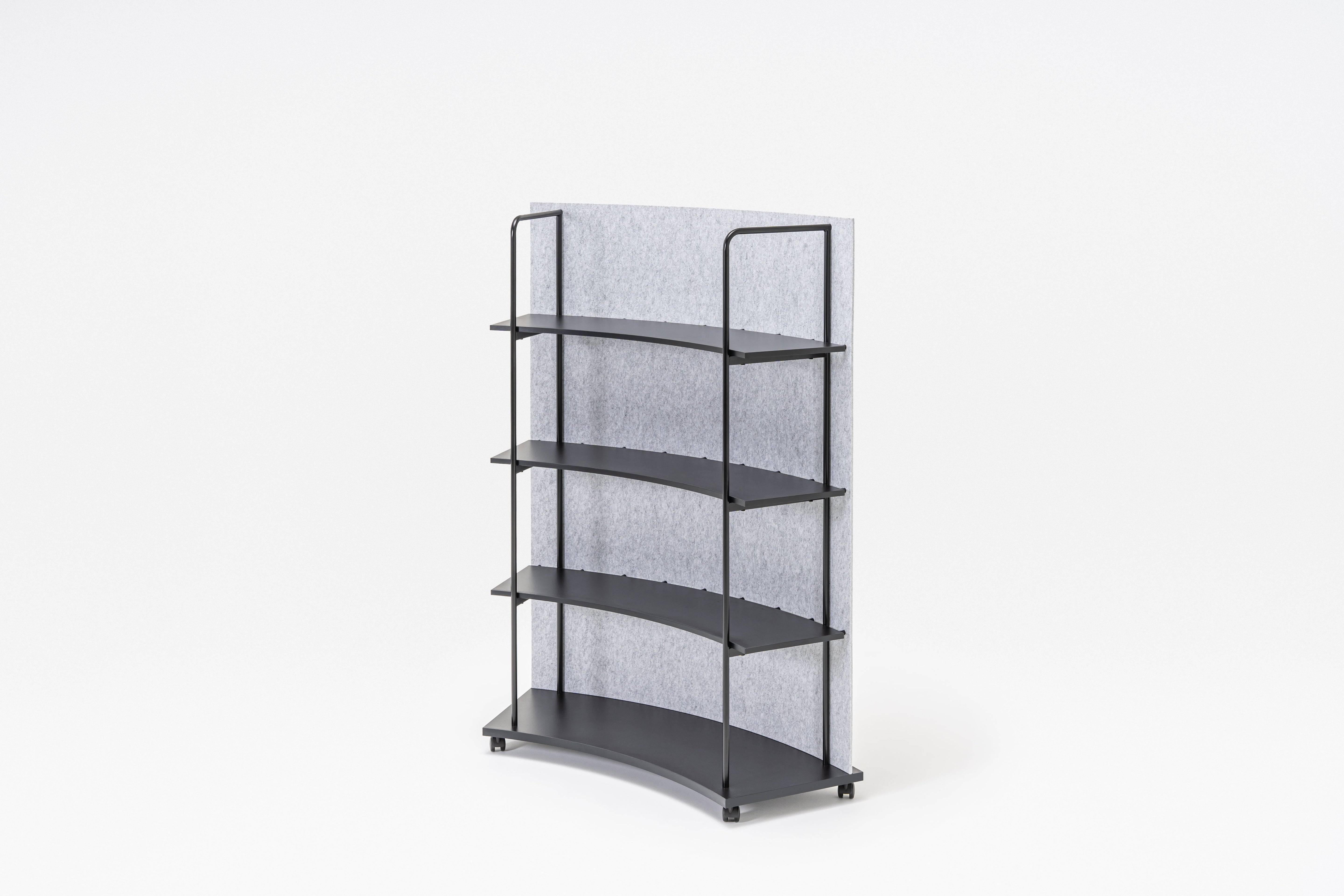 Steel shelving tanca rear from felt