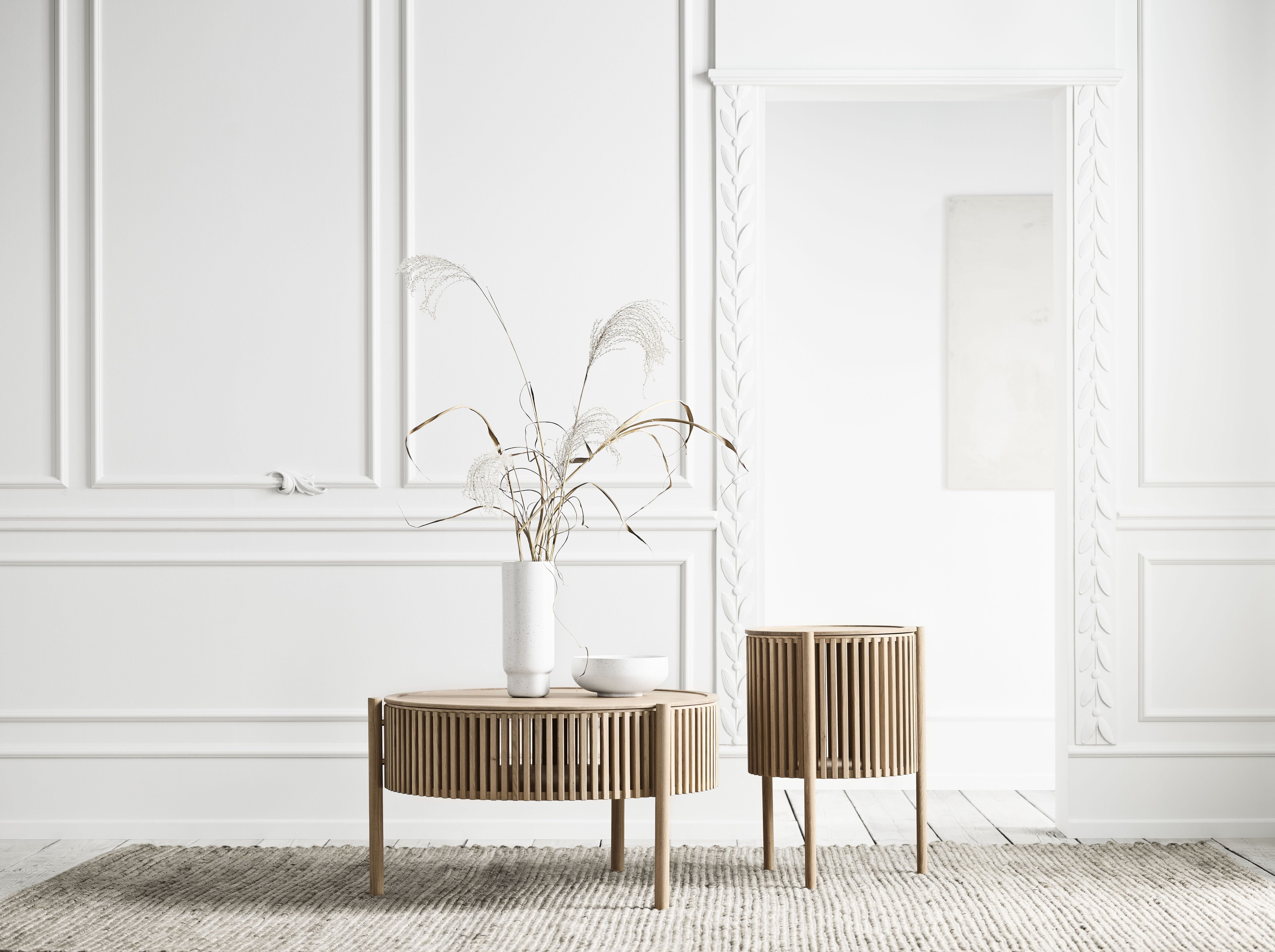 Konferenční stolek STORY bledě mořené dubové dřevo