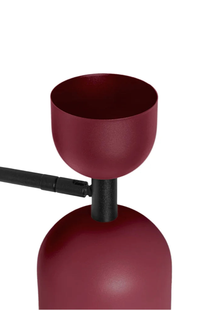 SUPURU wall lamp in burgundy