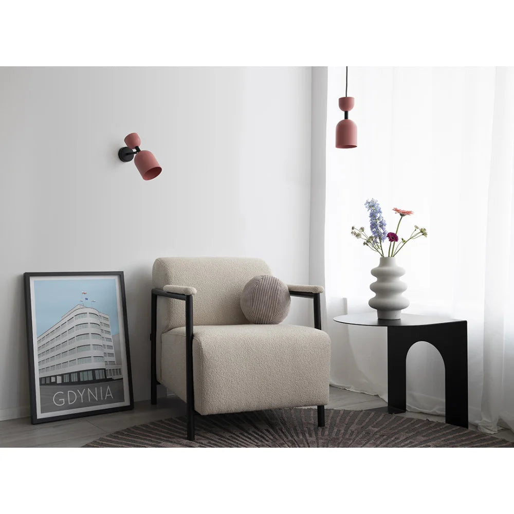 Kinkiet SUPURU biały z mosiężnym