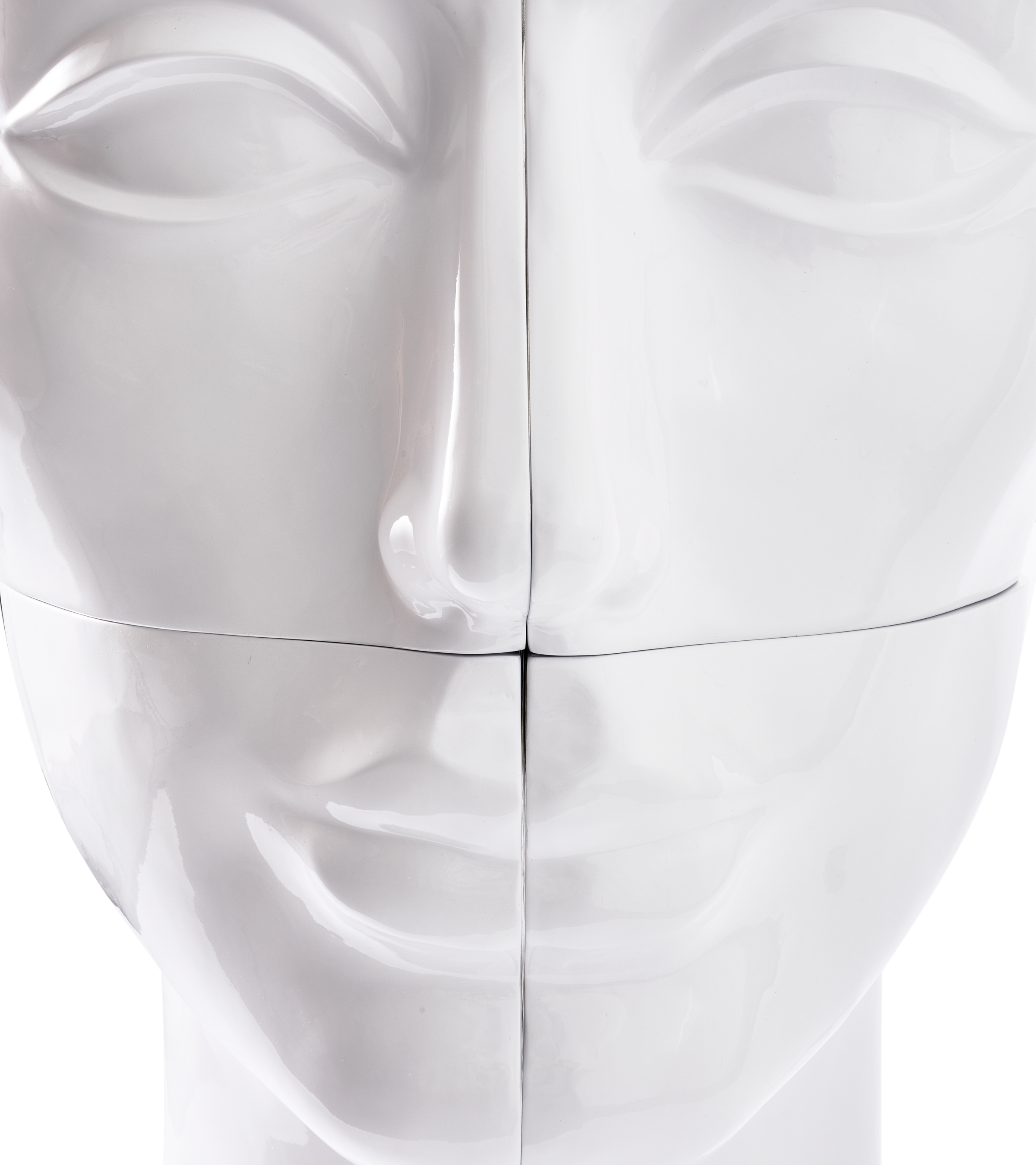 Modulární bílý konferenční stolek HEAD