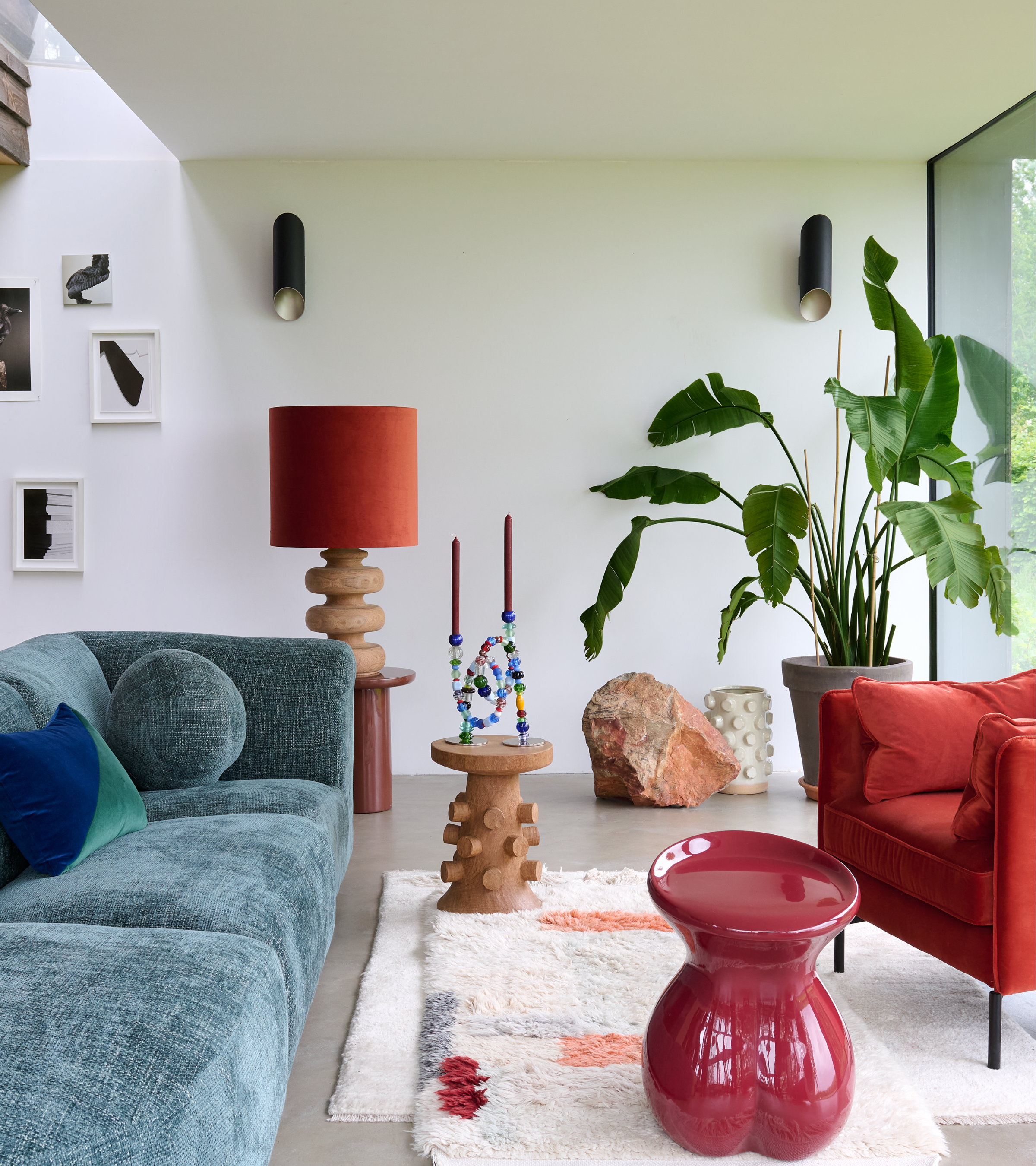 Stolek BODY burgundový