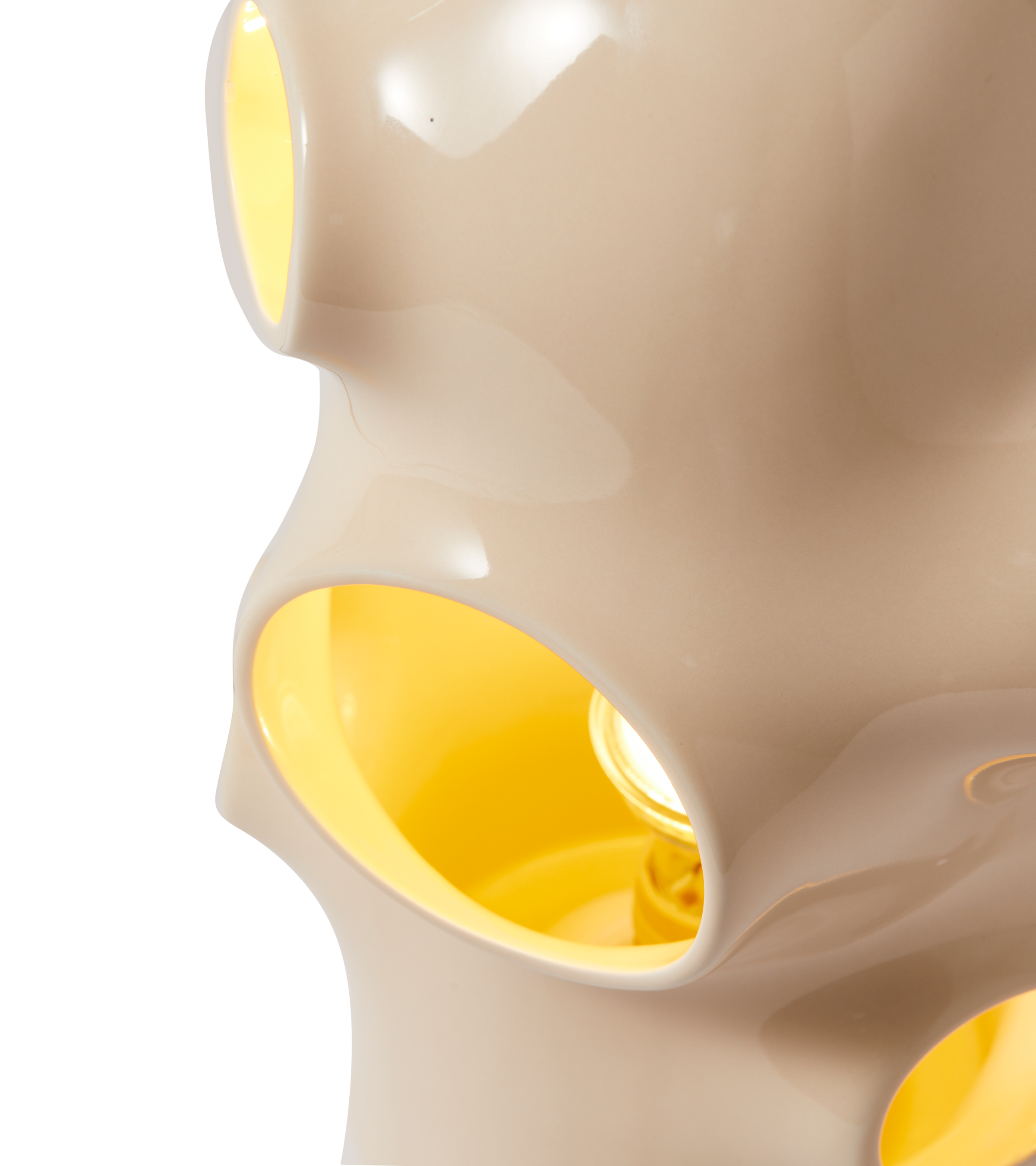 Lampa stołowa BULLE beżowy