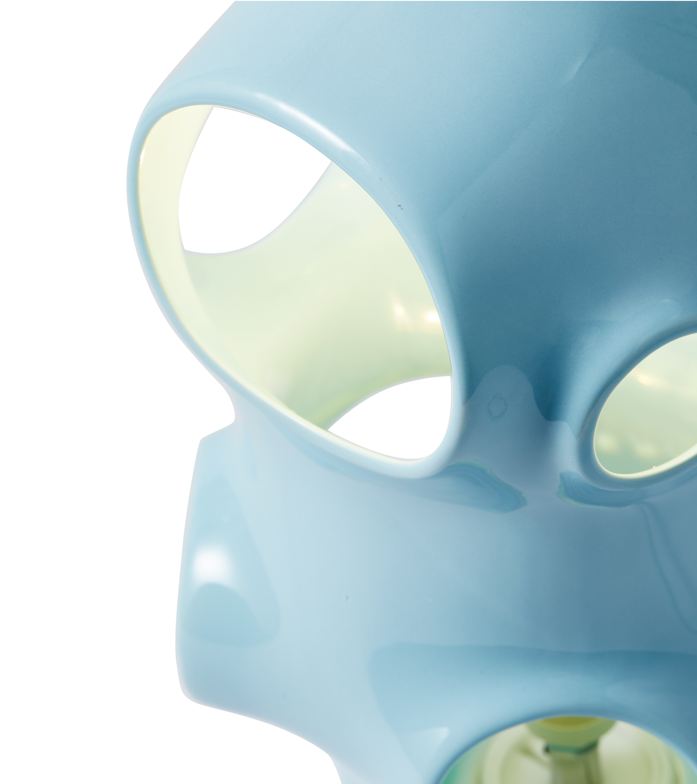 Stolní lampa BULLE světle modrá