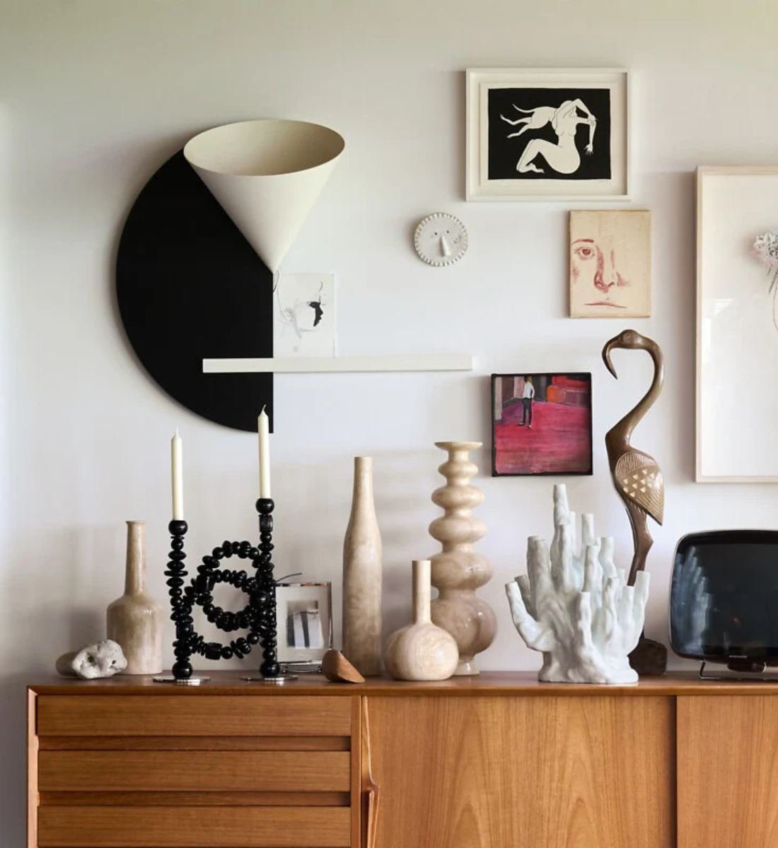 BEADS black candlestick