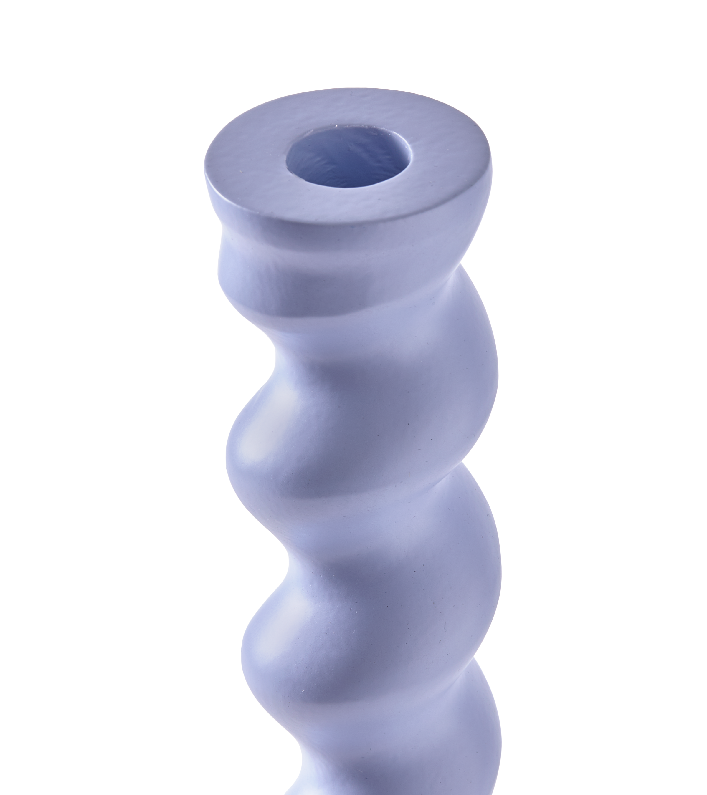TWISTER light blue candlestick