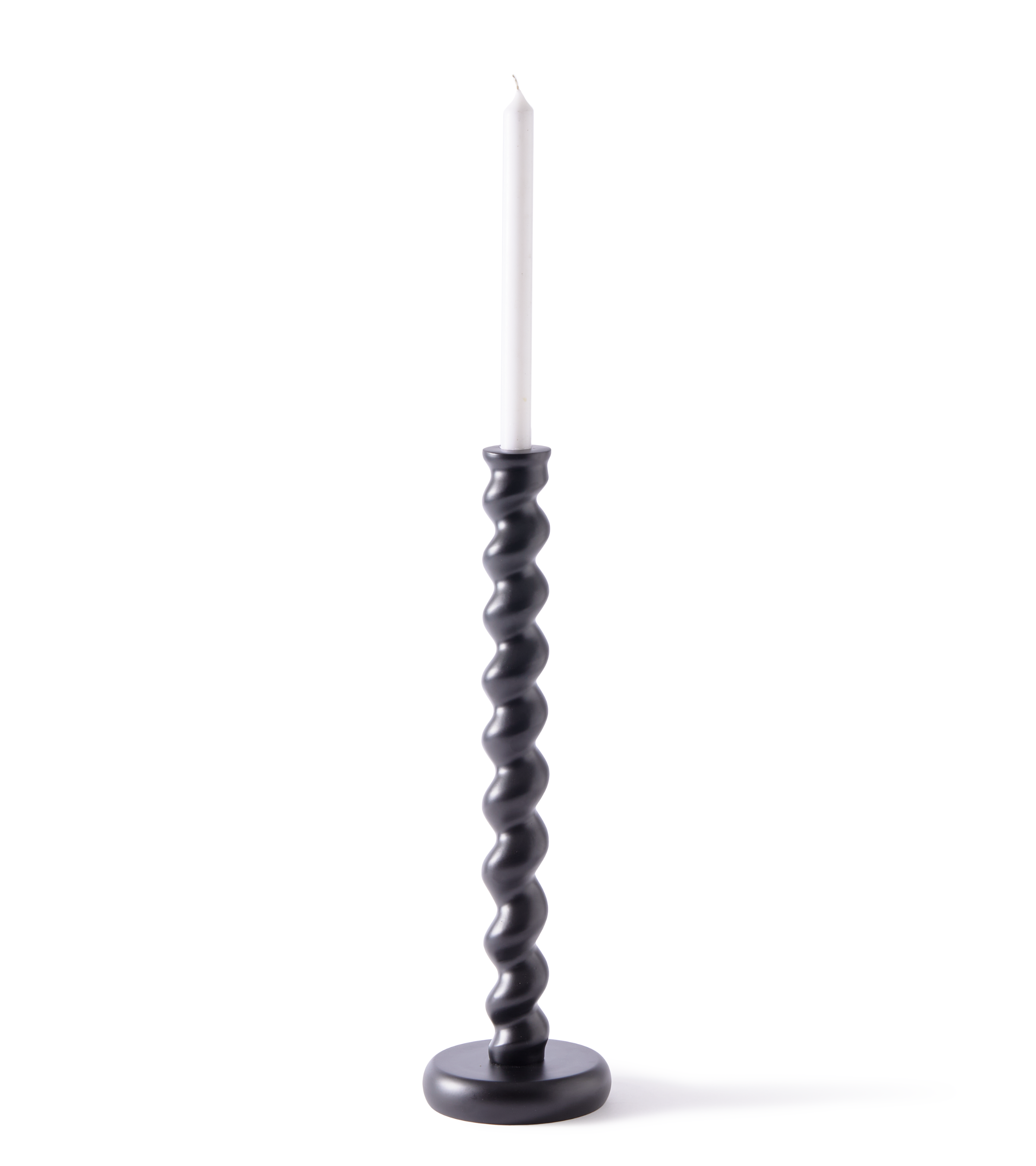 Svícen TWISTER černý