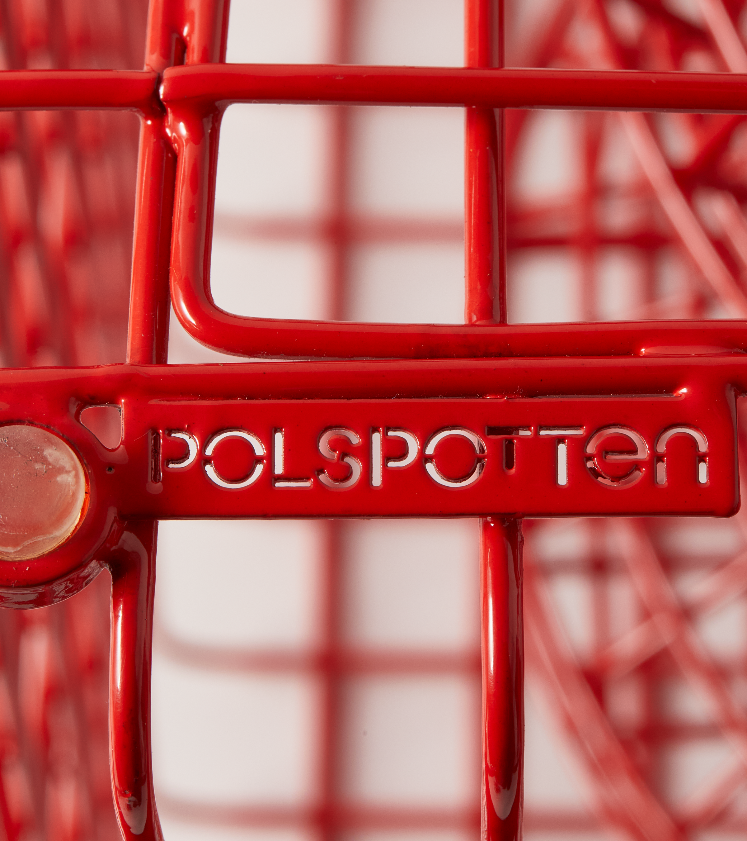 TIP TAP WIRE decorative stool red