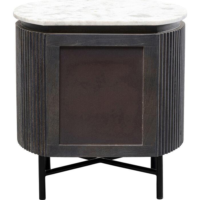 Szafka GLENN antracytowy z bałym marmurem - Eye on Design