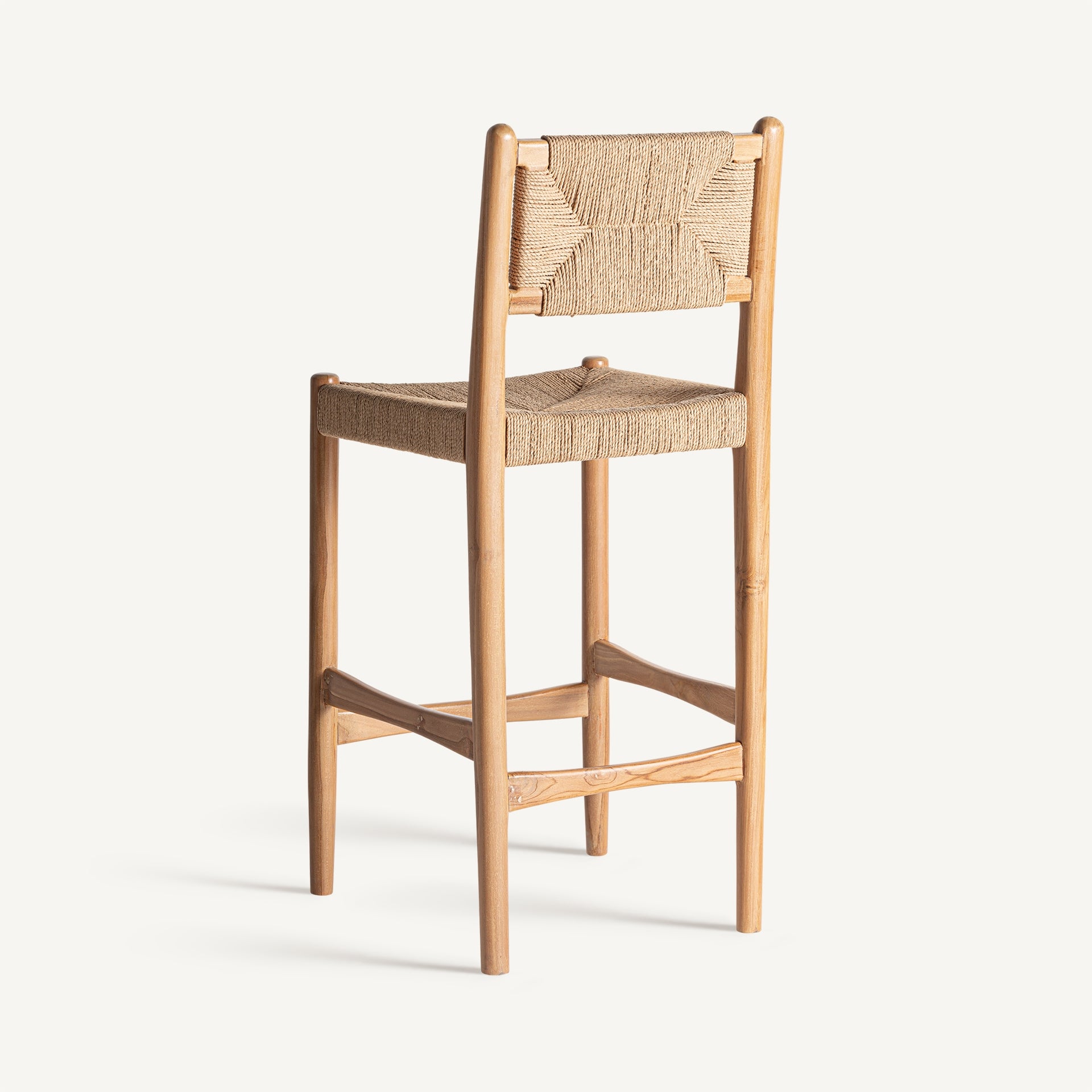 AGIA Teak Wood Bar Stool