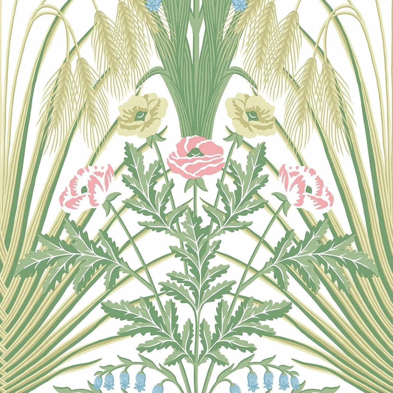 Tapeta BOTANICAL BOTANICA - Bluebell błękit na bieli Cole & Son    Eye on Design