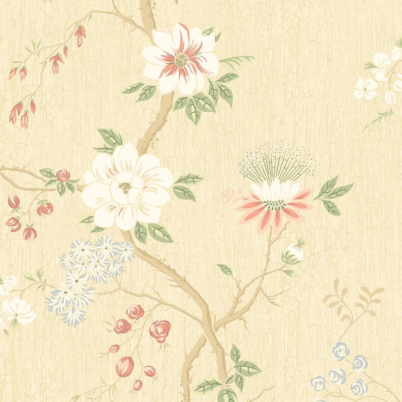 Tapeta BOTANICAL BOTANICA - Camellia żółty Cole & Son    Eye on Design