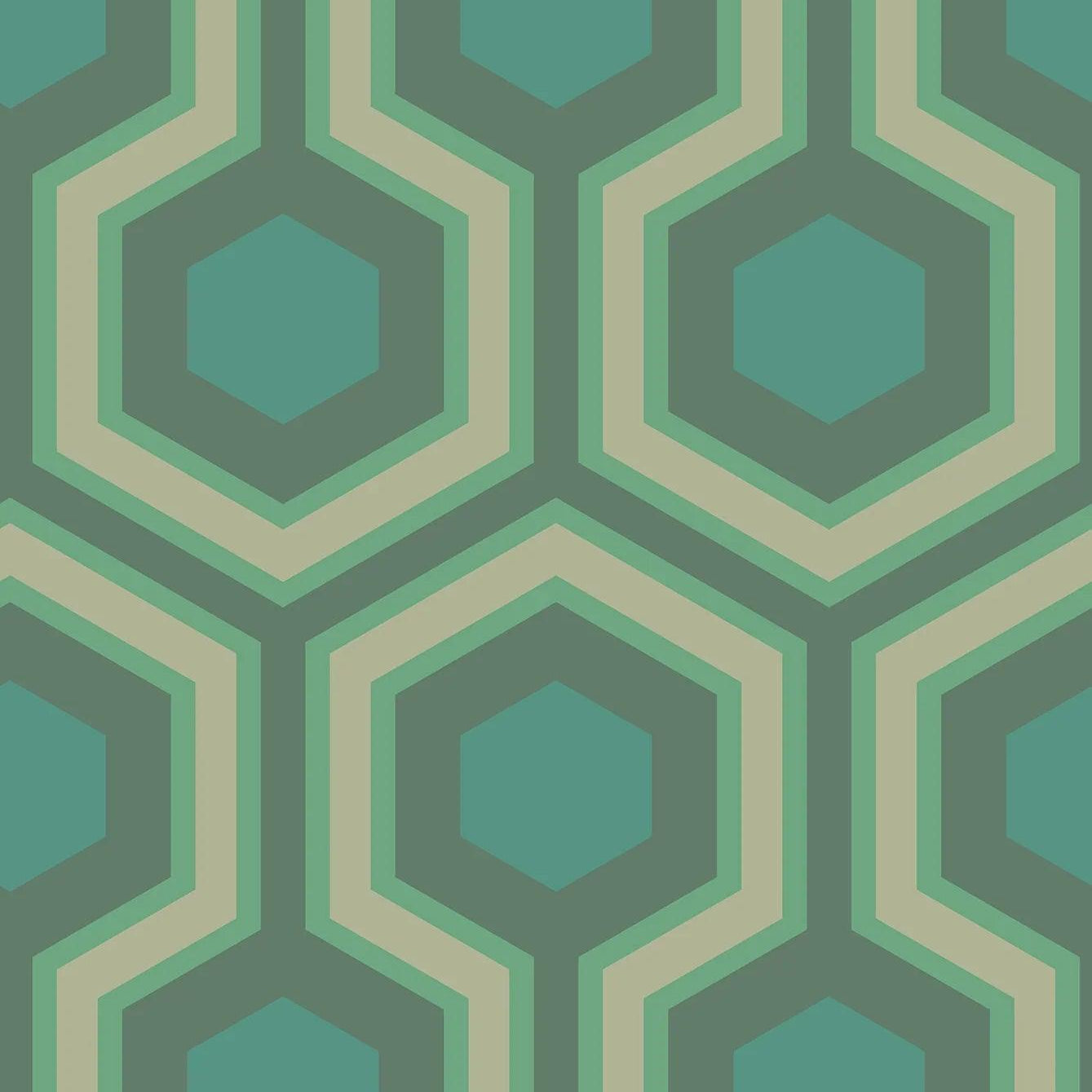 Tapeta CONTEMPORARY COLLECTION - Hicks' Grand zielony Cole & Son    Eye on Design