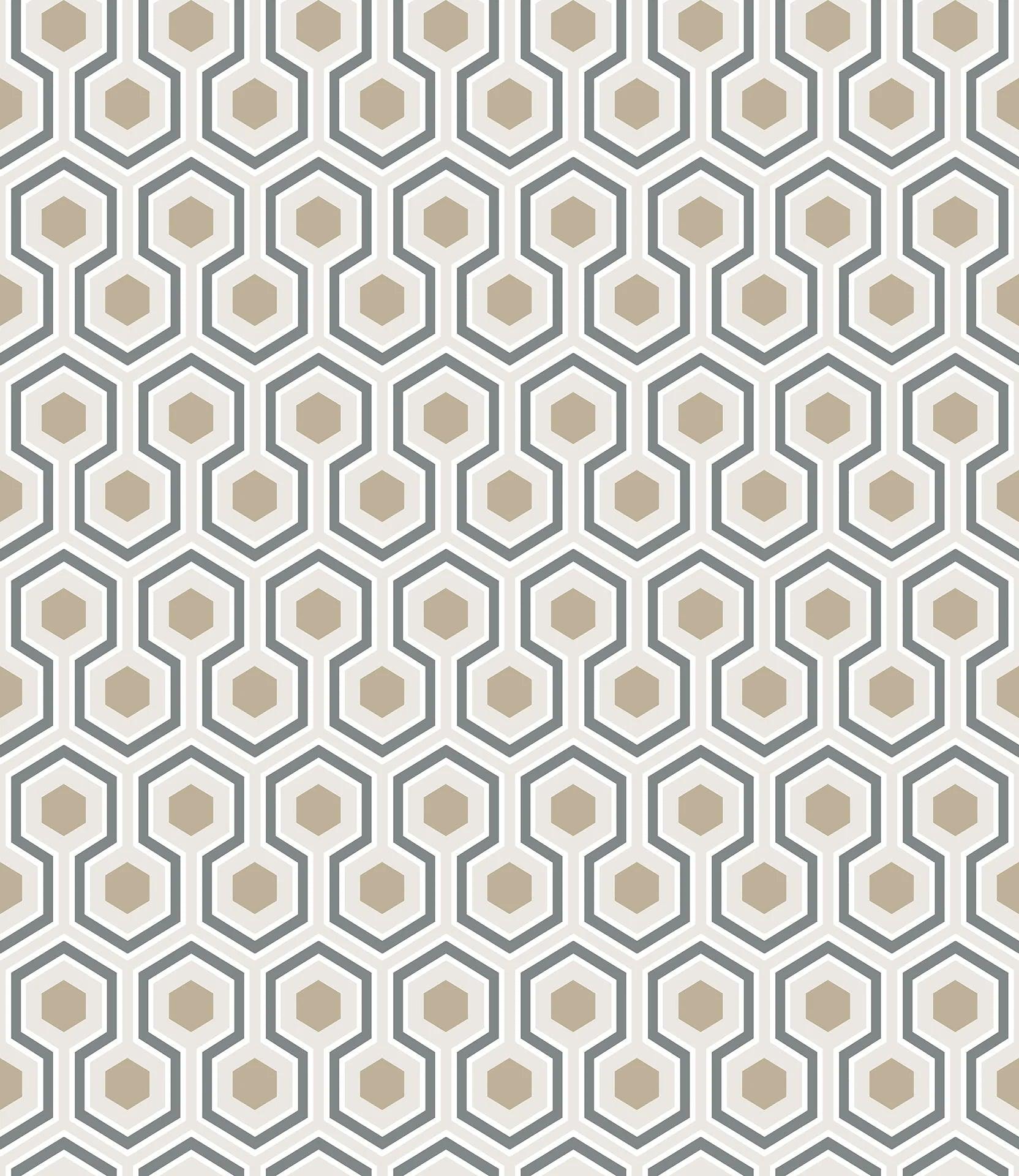 Tapeta CONTEMPORARY COLLECTION - Hicks' Hexagon biały Cole & Son Default Title   Eye on Design