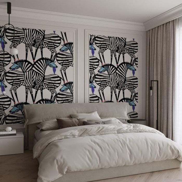 Tapeta Dancing Zebras Wallcolors    Eye on Design
