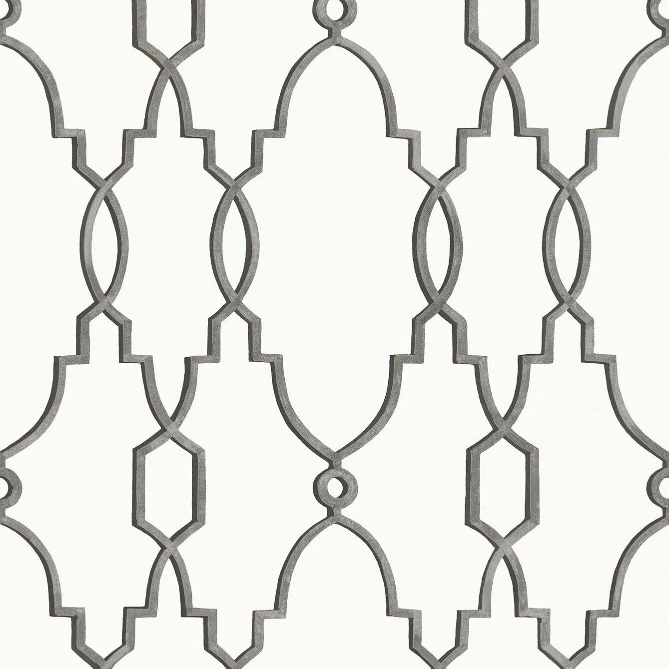 Tapeta FOLIE - Parterre ciemny szary Cole & Son    Eye on Design