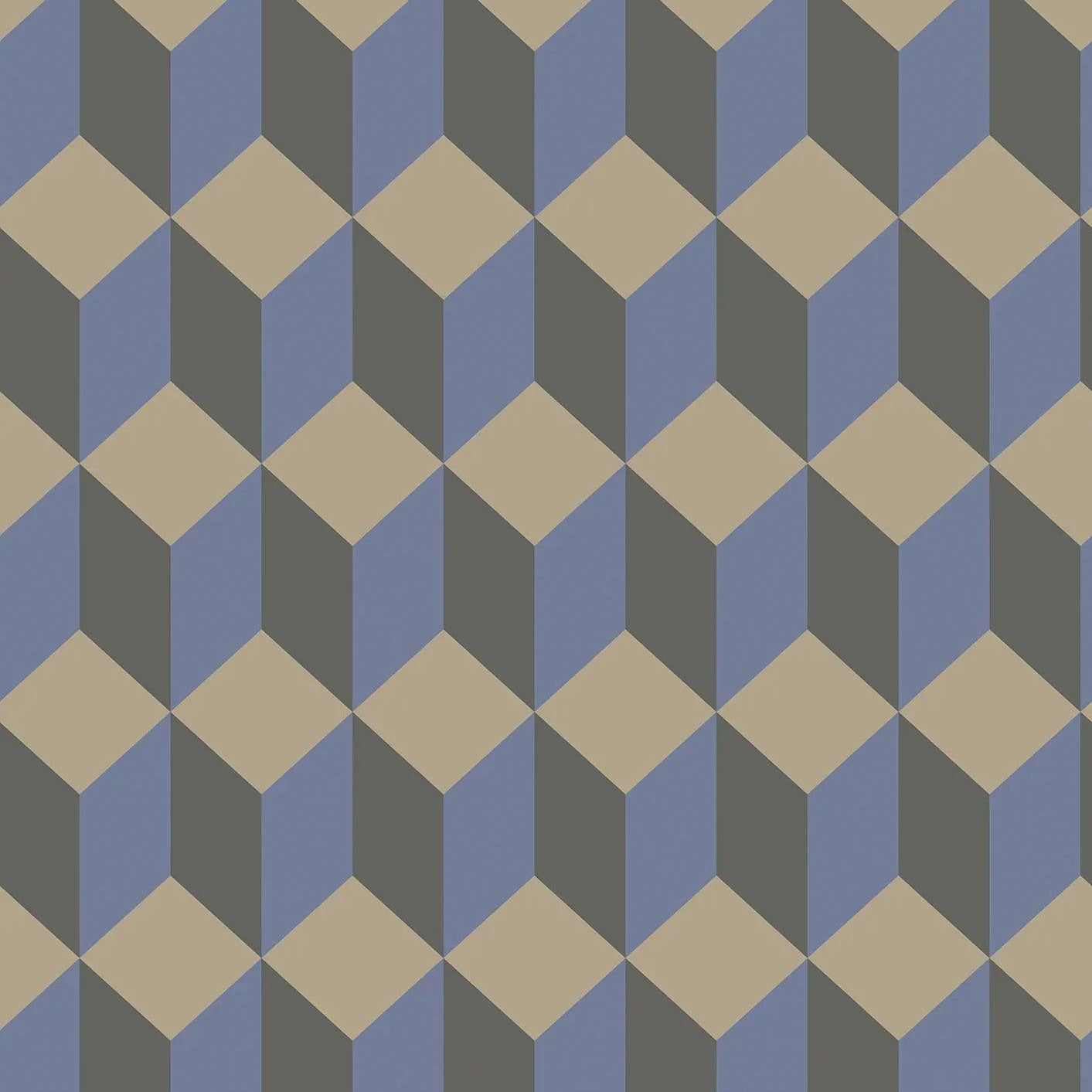 Tapeta GEOMETRIC II - Delano niebieski Cole & Son    Eye on Design