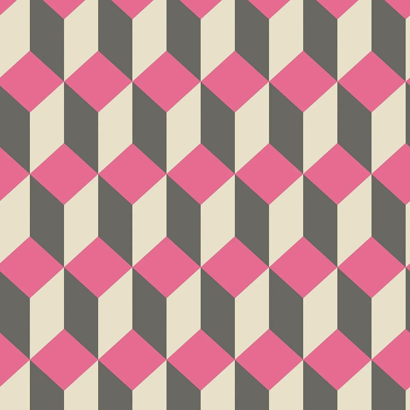 Tapeta GEOMETRIC II - Delano różowy Cole & Son    Eye on Design