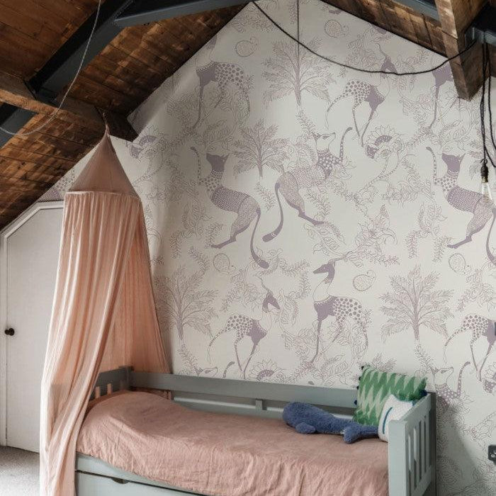 Tapeta Mythical Animals Pink Wallcolors    Eye on Design