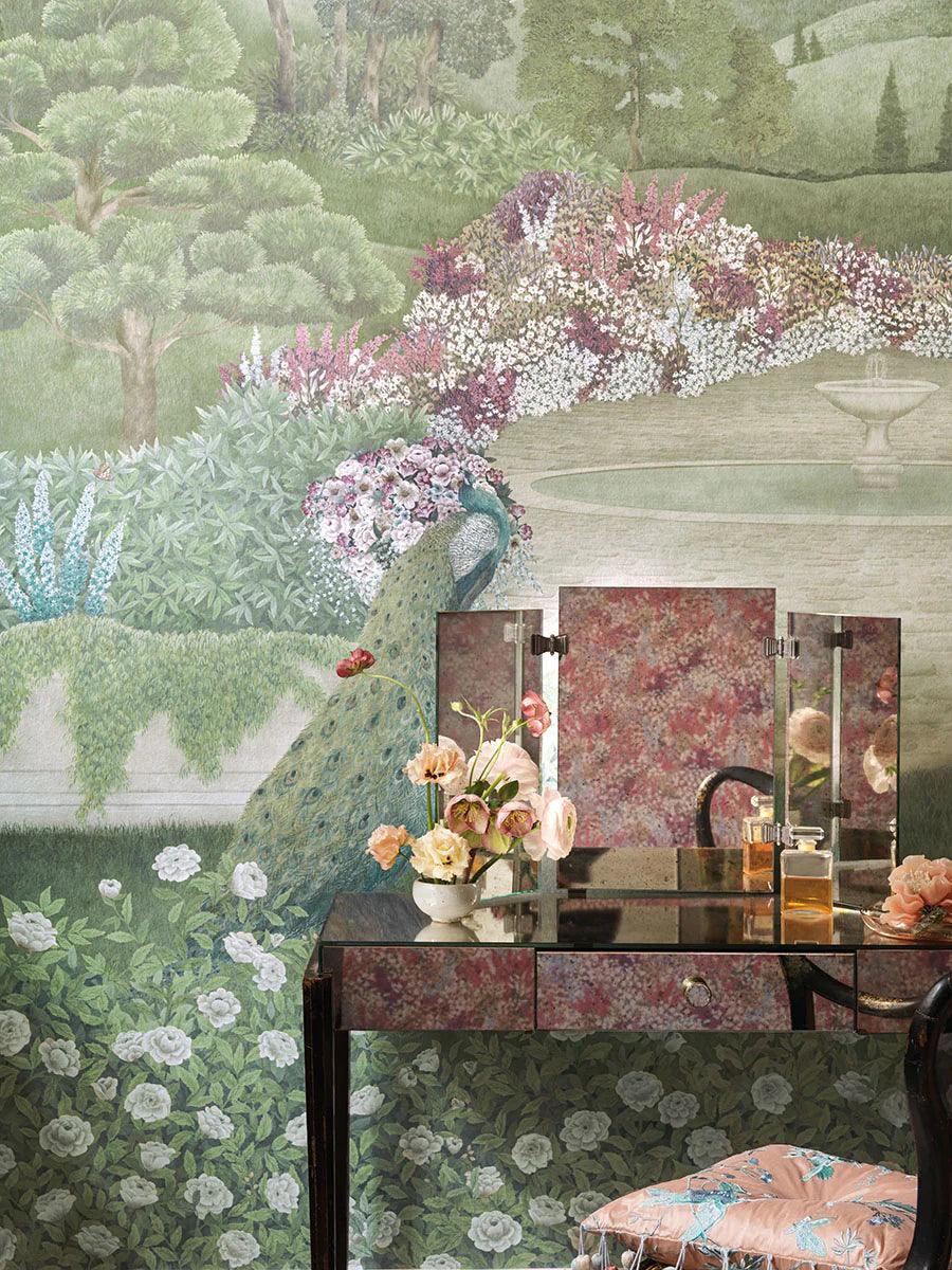 Landscape Mural of THE GARDENS Park - Idyll Matte Finish Beige