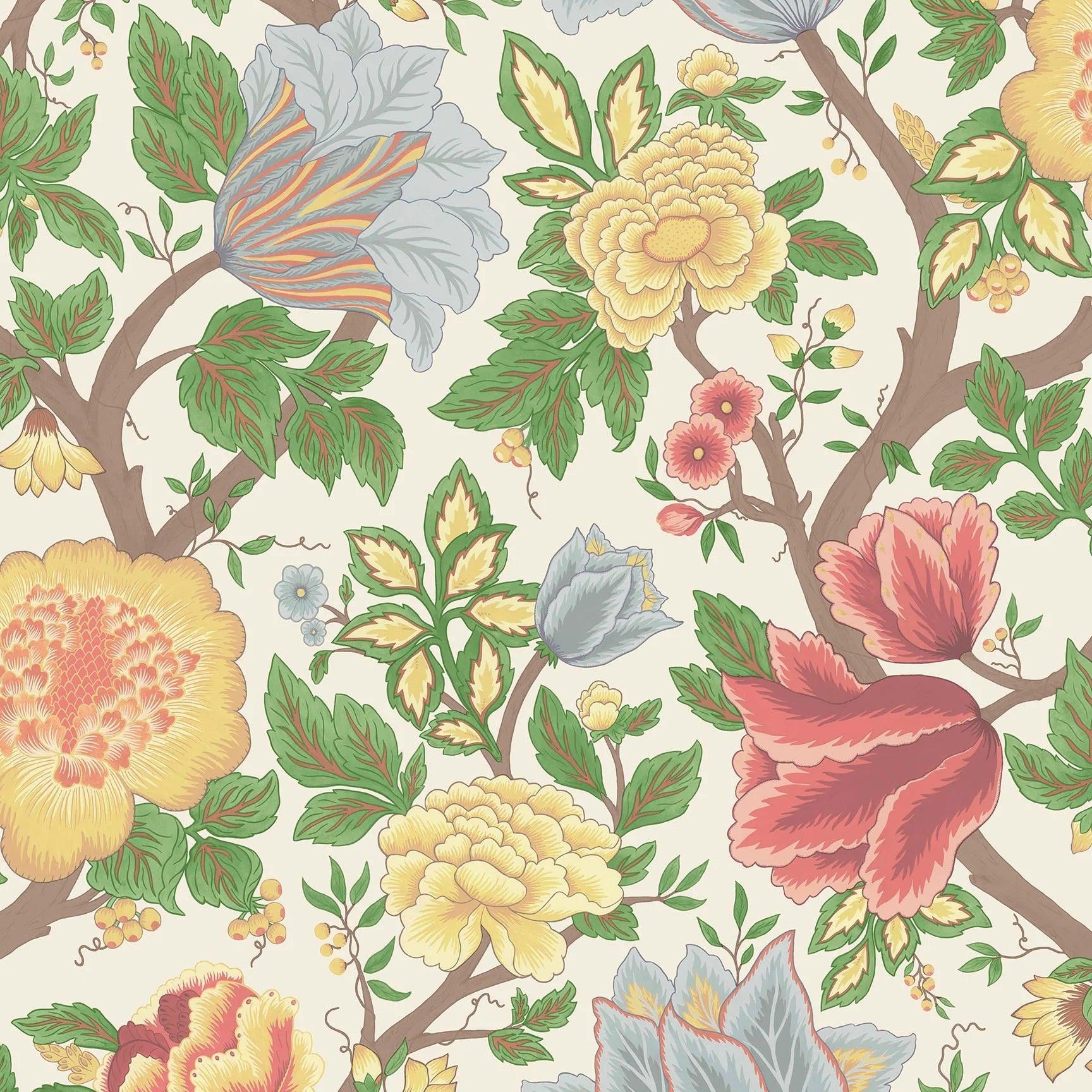 Tapeta THE PEARWOOD COLLECTION - Midsummer Bloom kremowy Cole & Son    Eye on Design