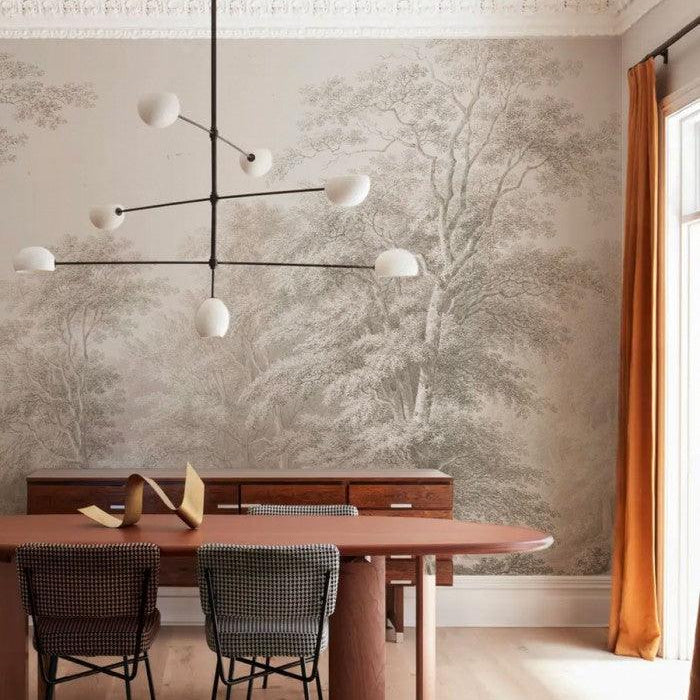 Tapeta WATERCOLOR GROVE beżowy Wallcolors    Eye on Design