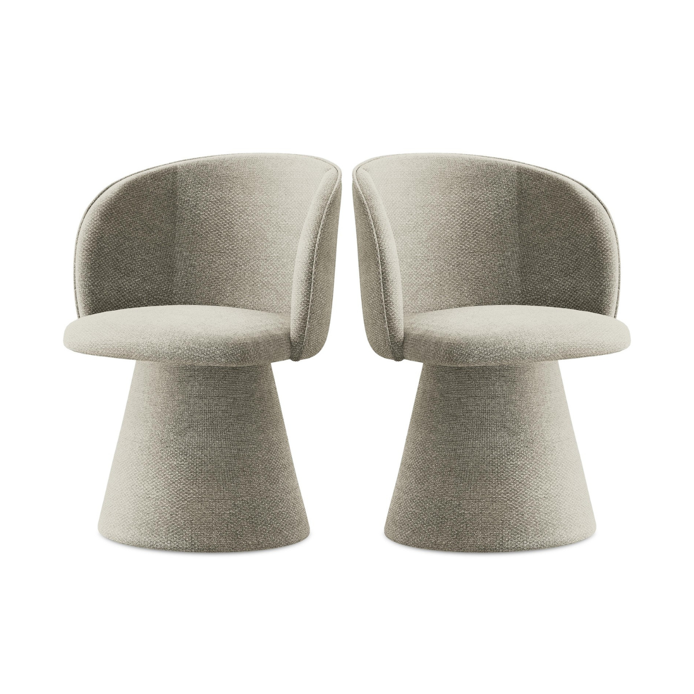 MAIA Chair in Taupe Boucle